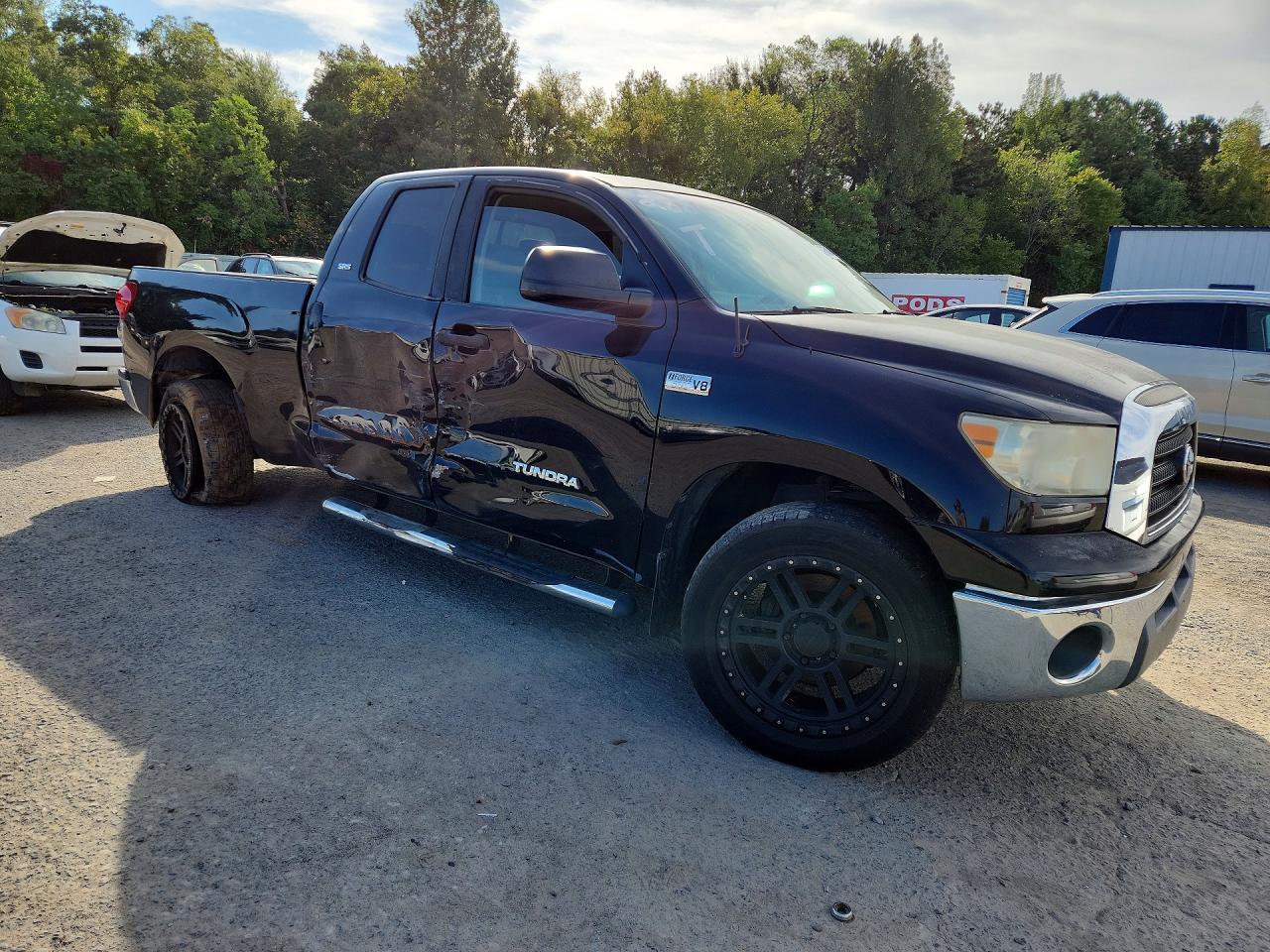 2008 Toyota Tundra Sr5 Черный vin: 5TFRV54198X062055