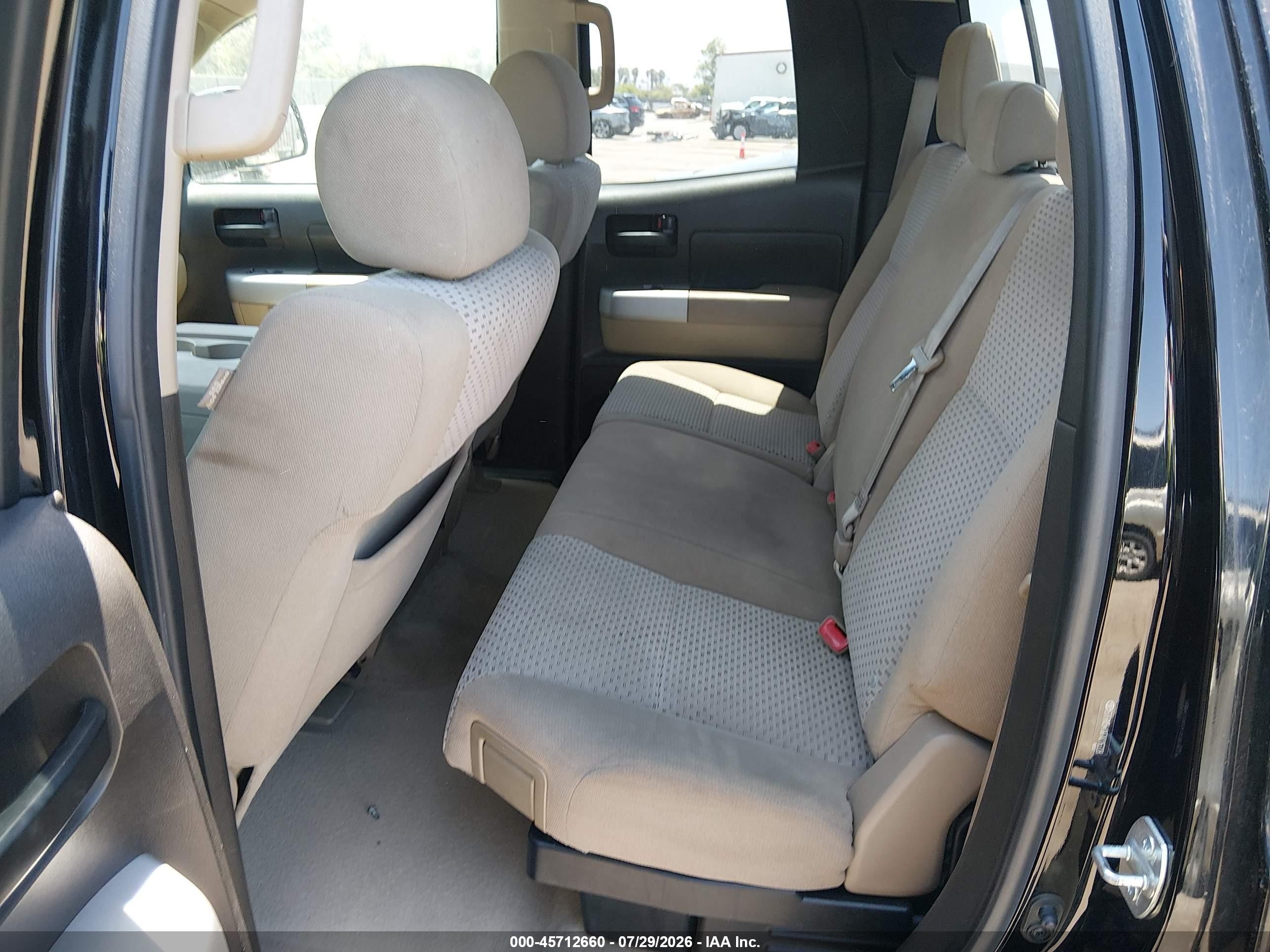 2007 Toyota Tundra Sr5 V8 Black vin: 5TFRV541X7X016328