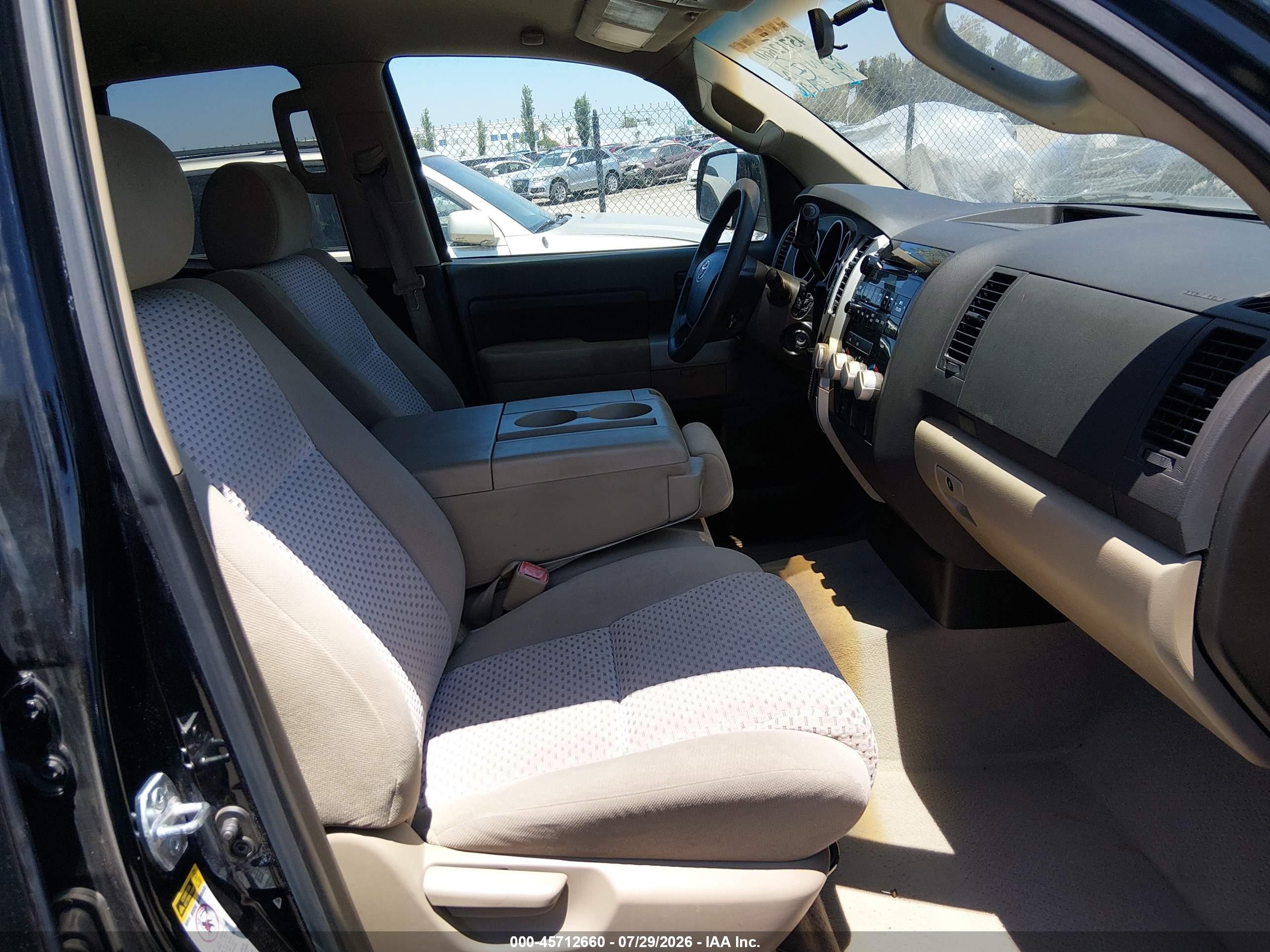2007 Toyota Tundra Sr5 V8 Black vin: 5TFRV541X7X016328
