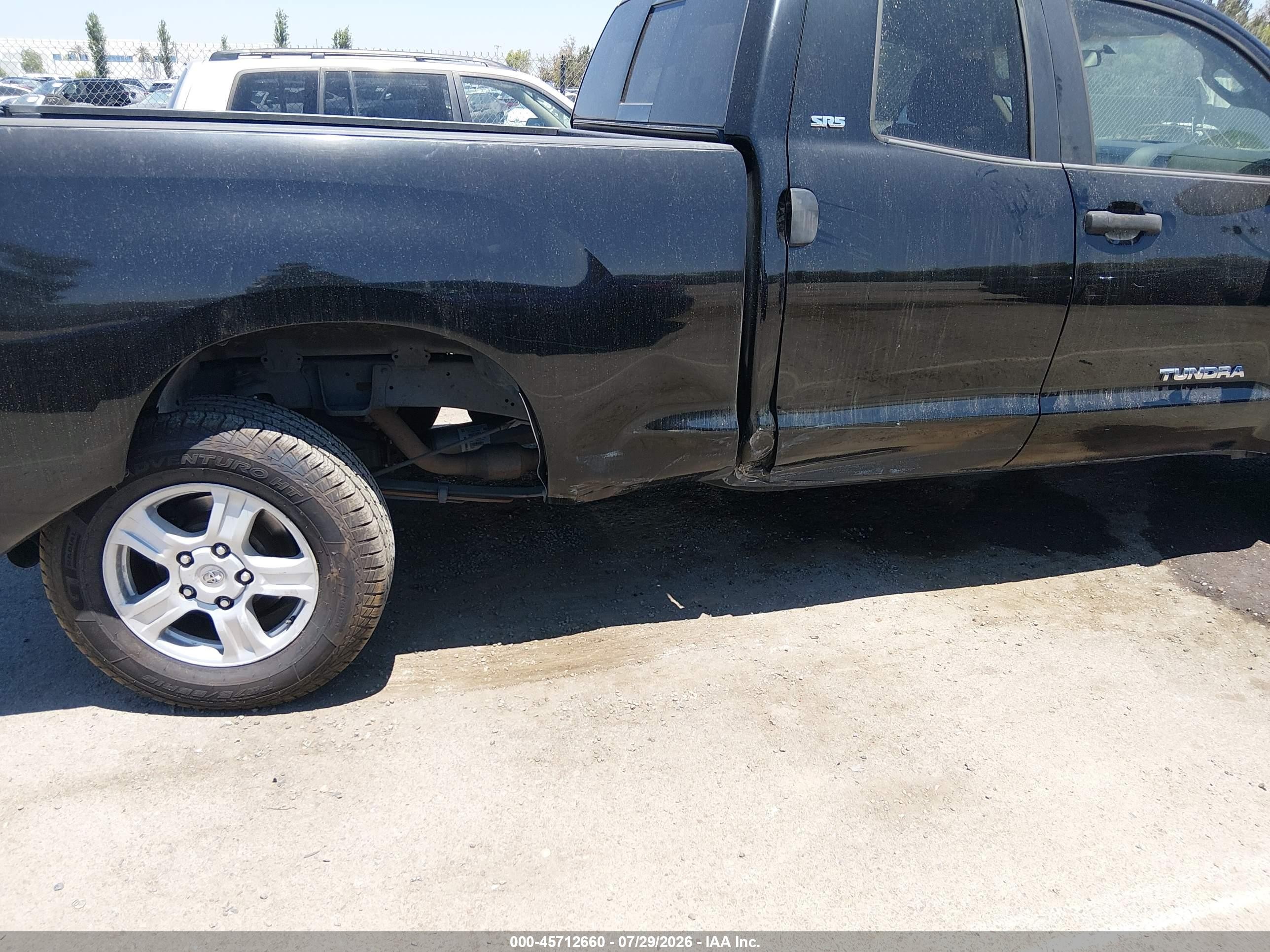 2007 Toyota Tundra Sr5 V8 Black vin: 5TFRV541X7X016328