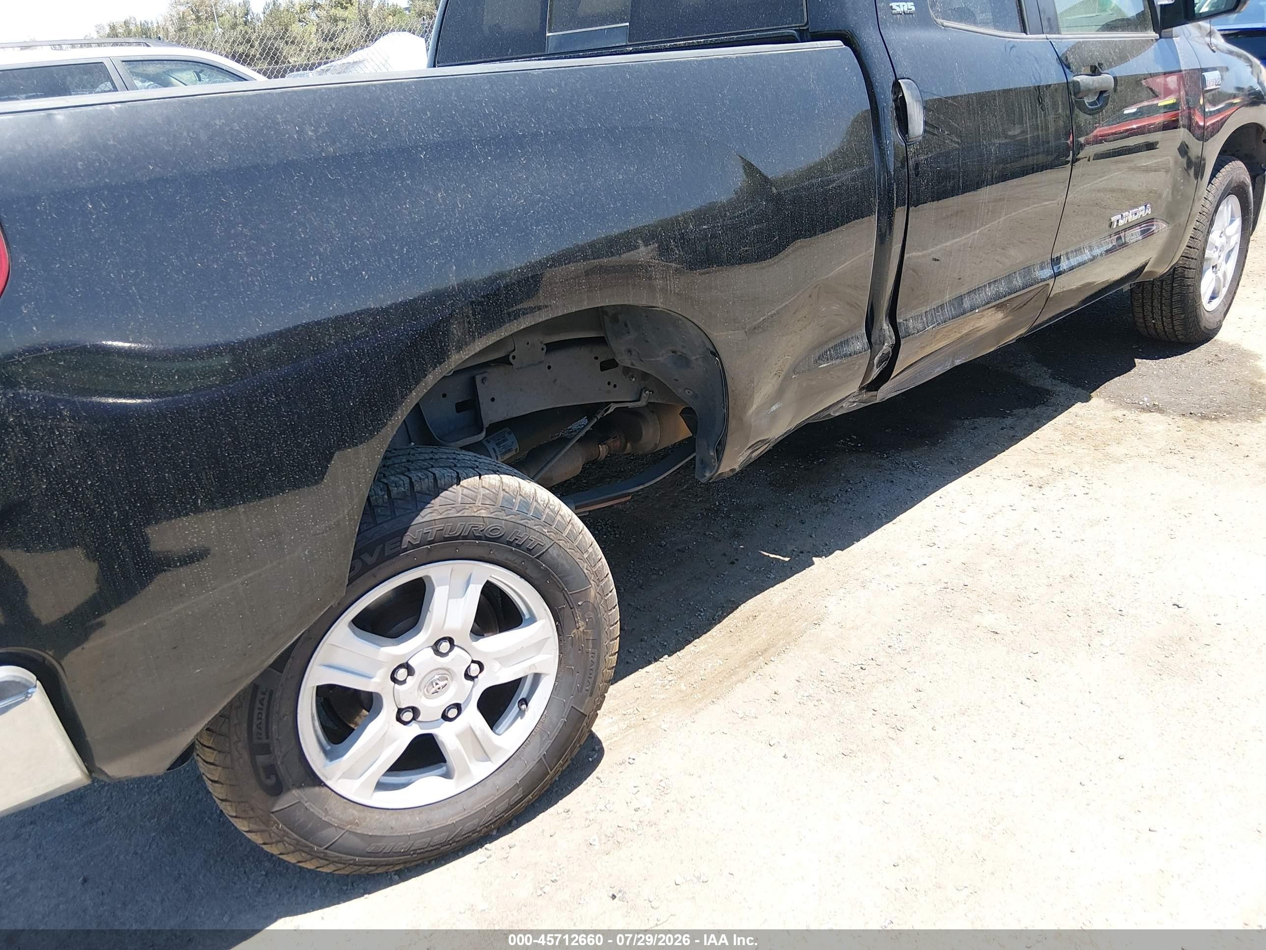 2007 Toyota Tundra Sr5 V8 Black vin: 5TFRV541X7X016328