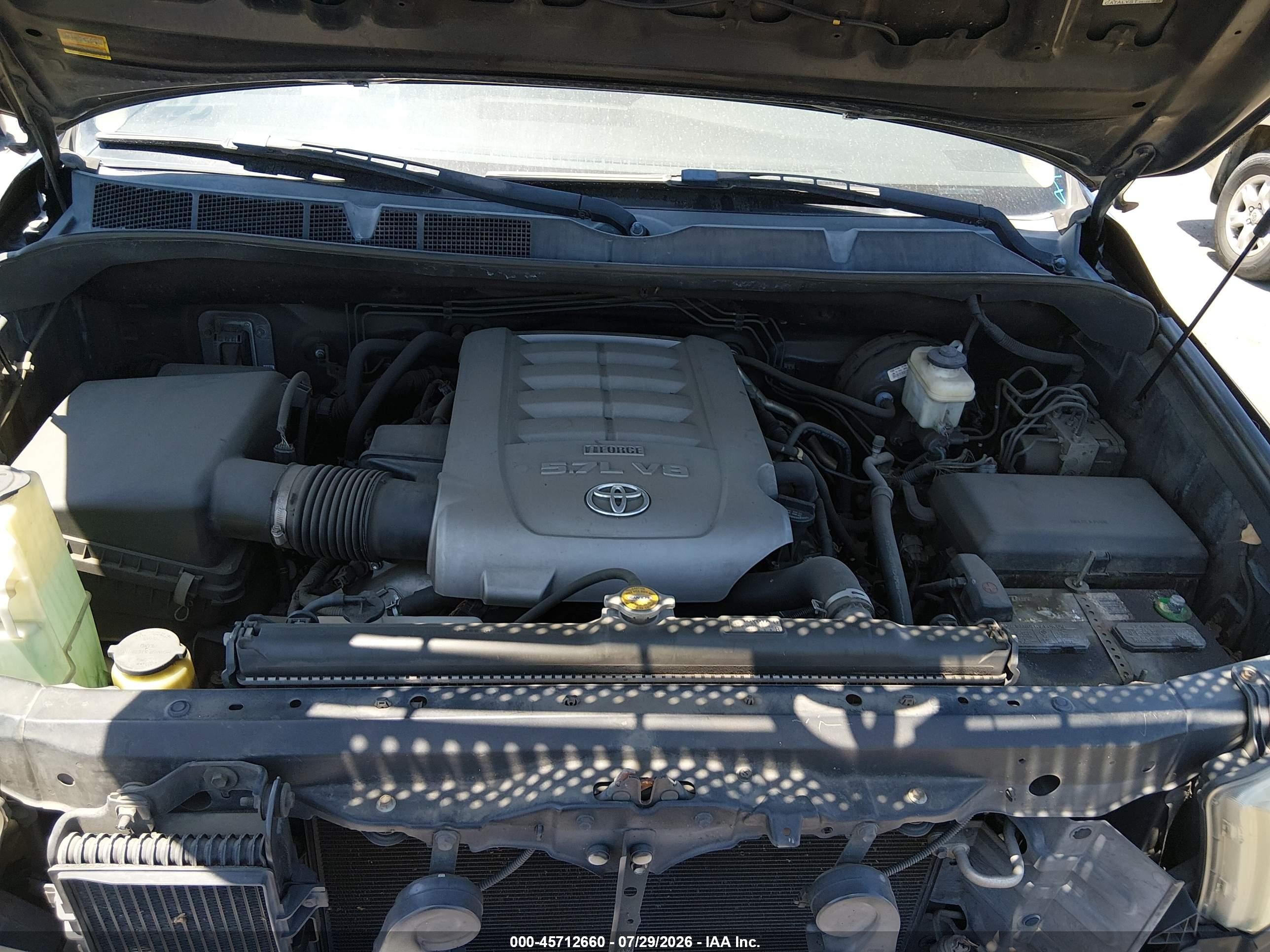 2007 Toyota Tundra Sr5 V8 Black vin: 5TFRV541X7X016328