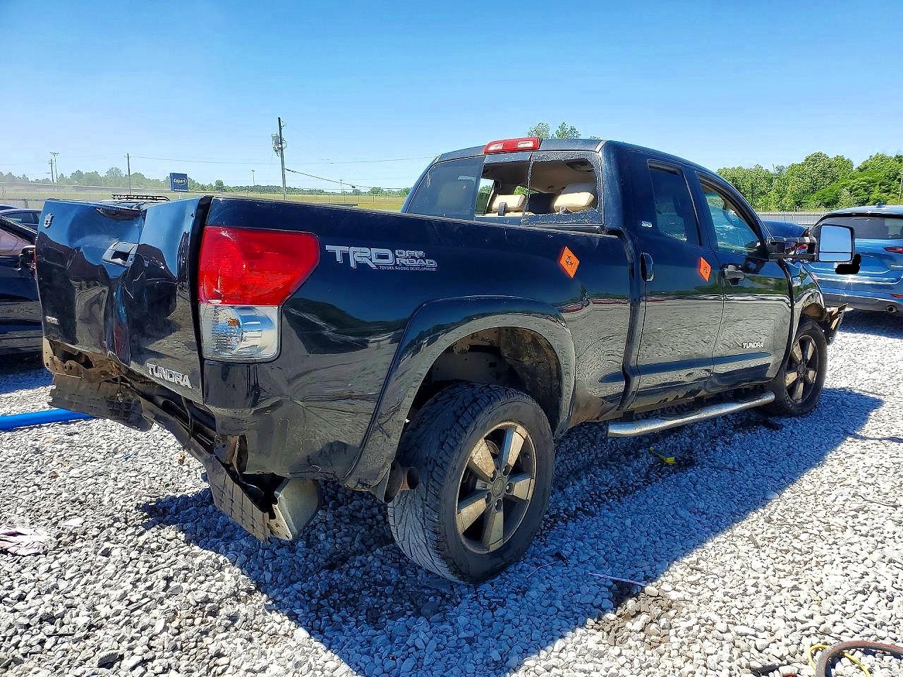 2007 Toyota Tundra Double Cab Sr5 Черный vin: 5TFRV541X7X020590