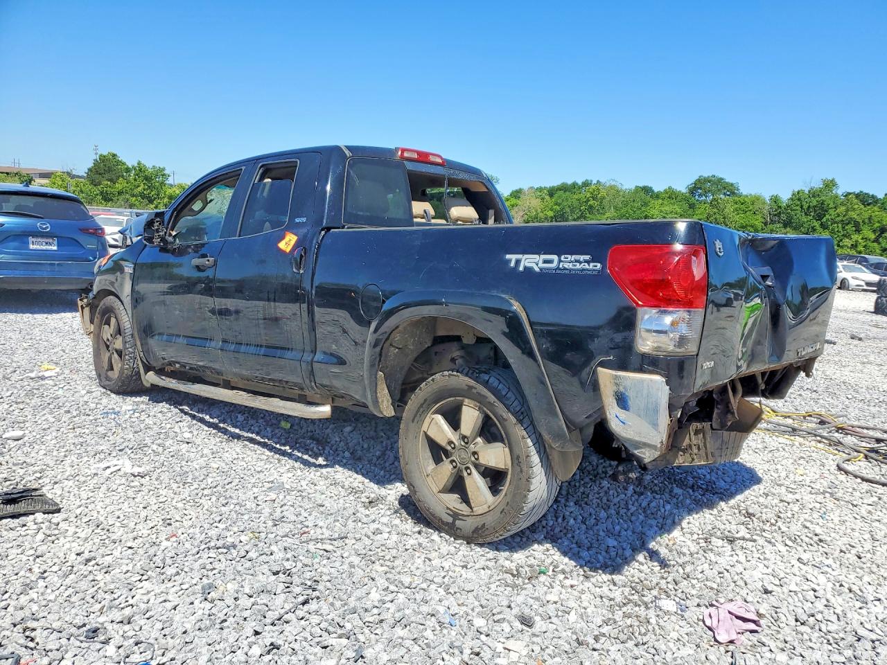 2007 Toyota Tundra Double Cab Sr5 Черный vin: 5TFRV541X7X020590