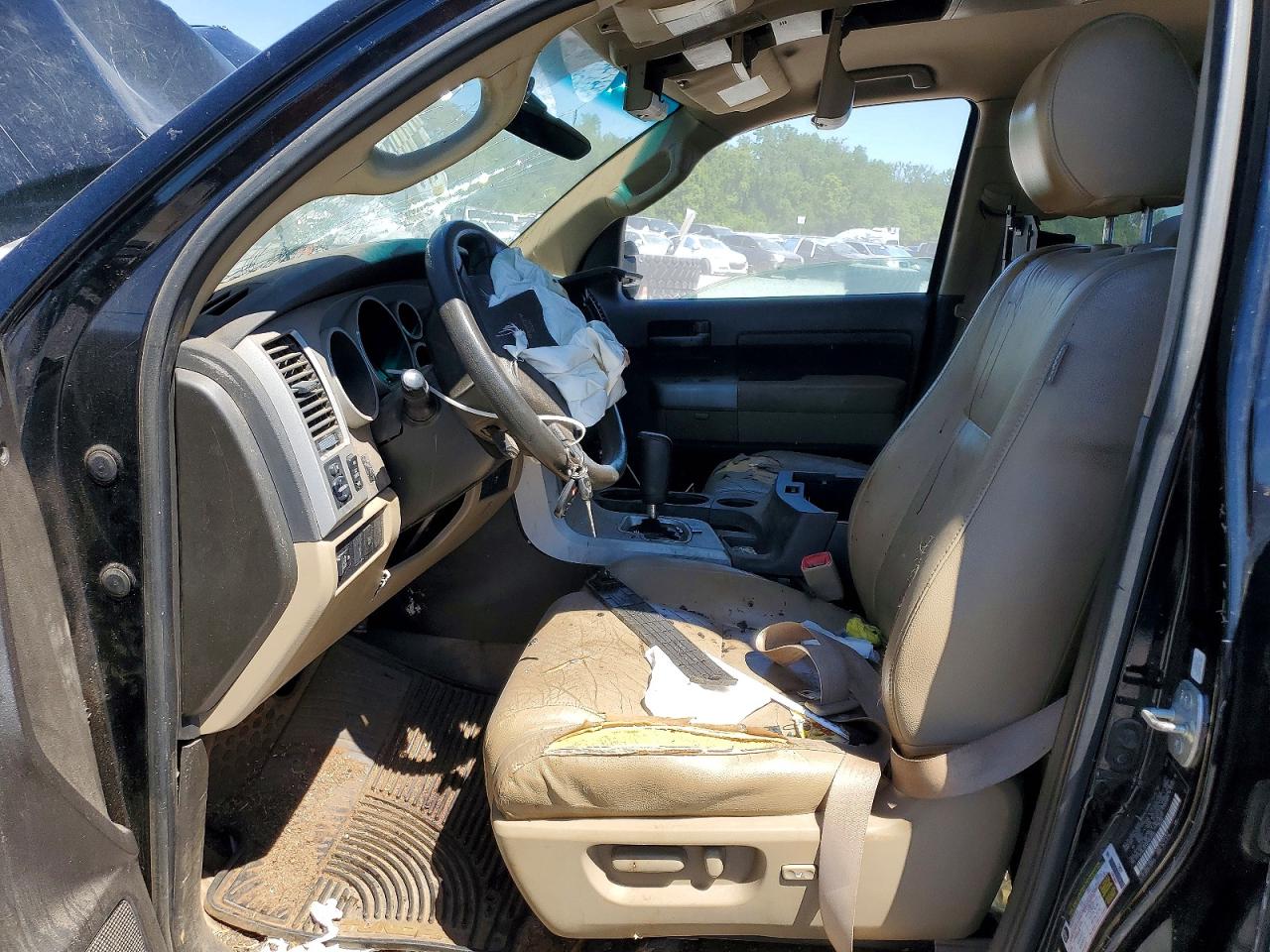 2007 Toyota Tundra Double Cab Sr5 Черный vin: 5TFRV541X7X020590