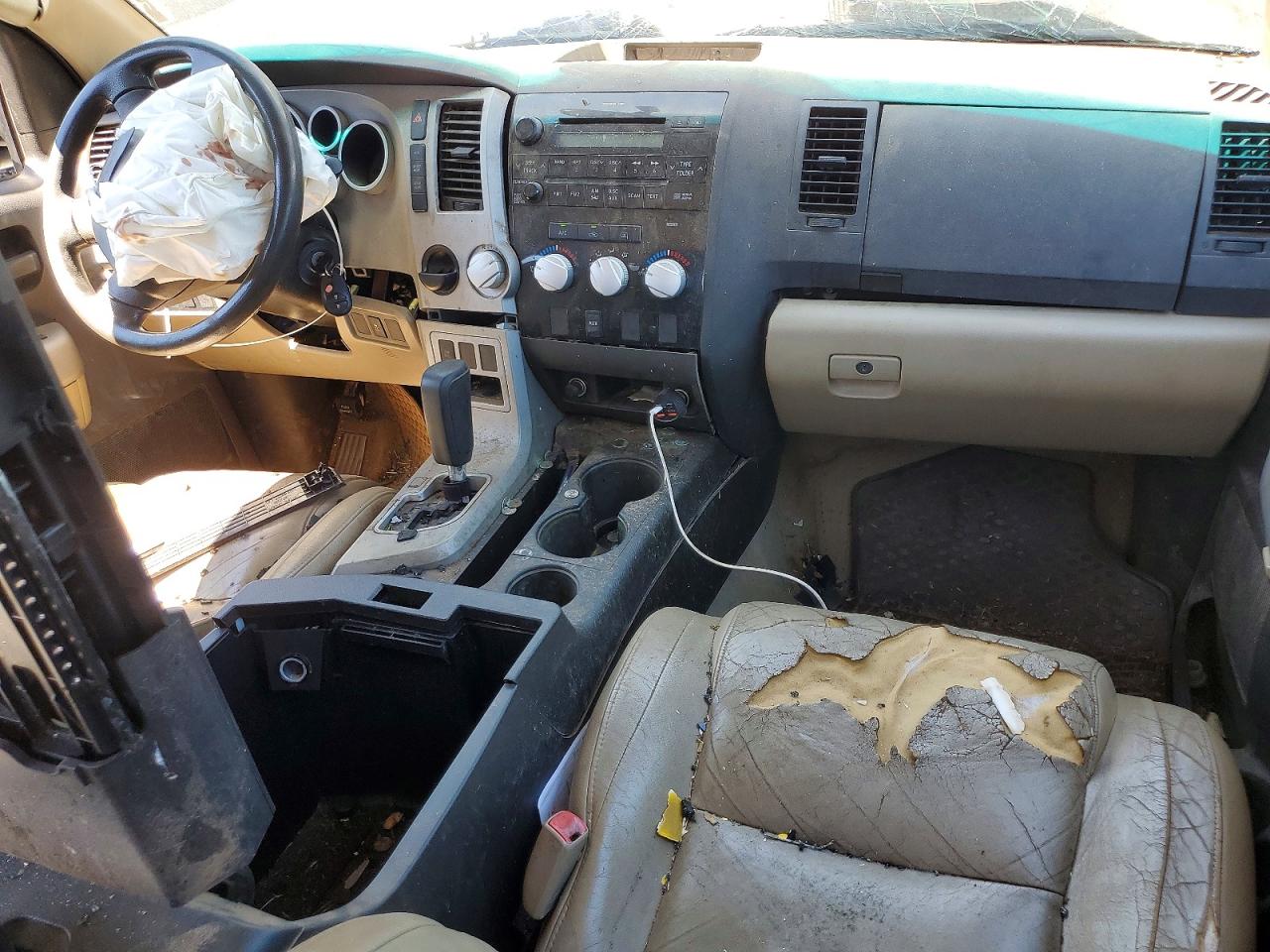2007 Toyota Tundra Double Cab Sr5 Черный vin: 5TFRV541X7X020590