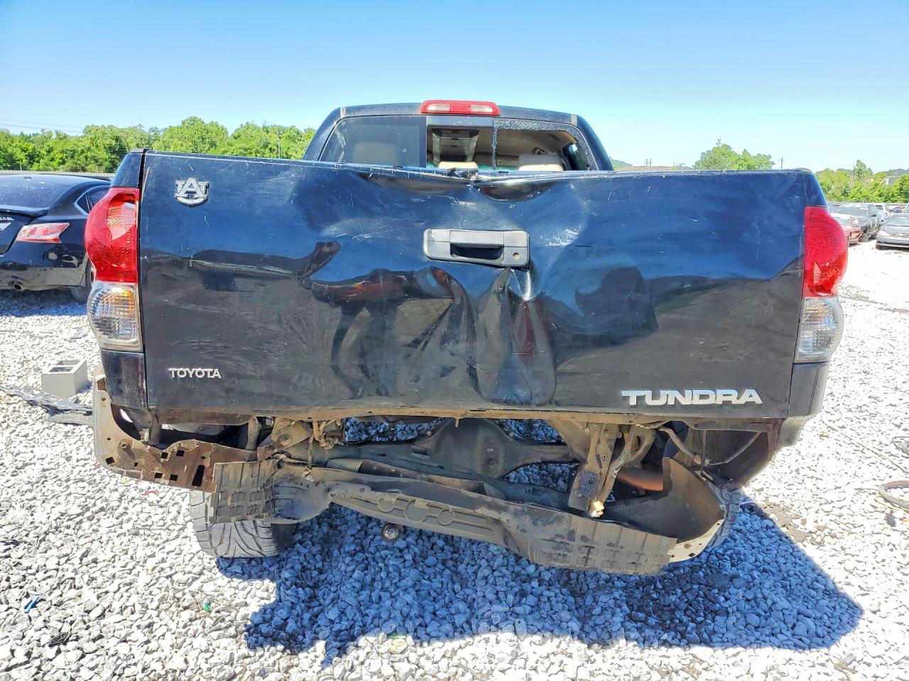 2007 Toyota Tundra Double Cab Sr5 Черный vin: 5TFRV541X7X020590