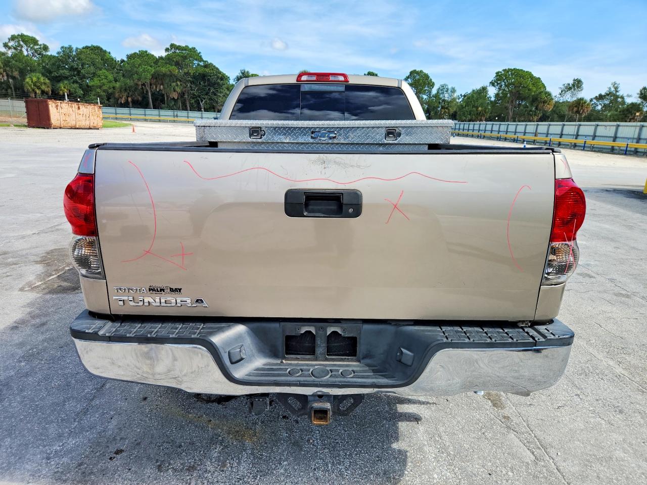 2007 Toyota Tundra Sr5 Tan vin: 5TFRV541X7X026373