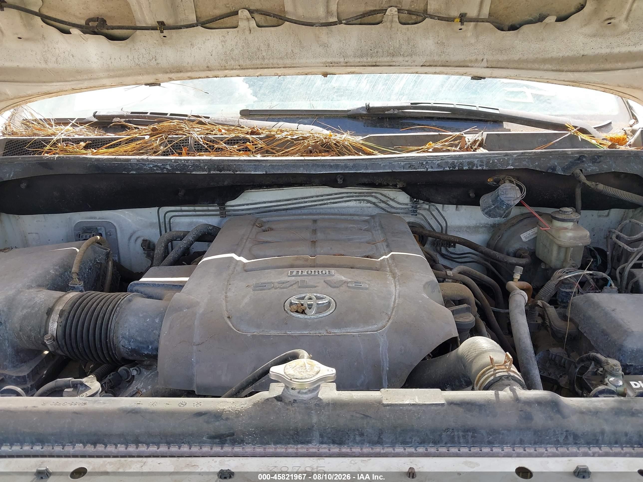 2008 Toyota Tundra Sr5 5.7l V8 Белый vin: 5TFRV541X8X051291