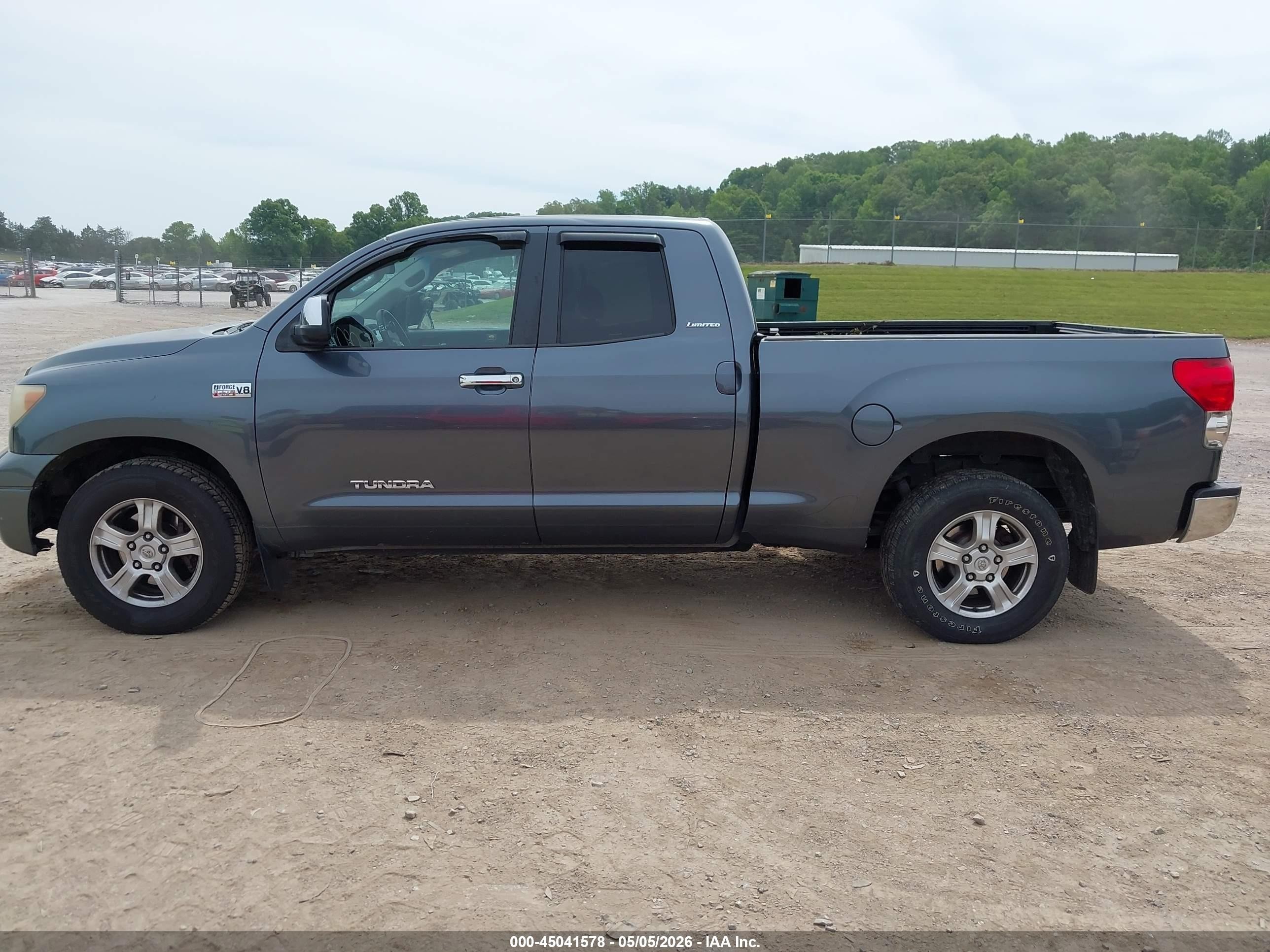 2007 Toyota Tundra Limited 5.7l V8 Синий vin: 5TFRV58117X020990