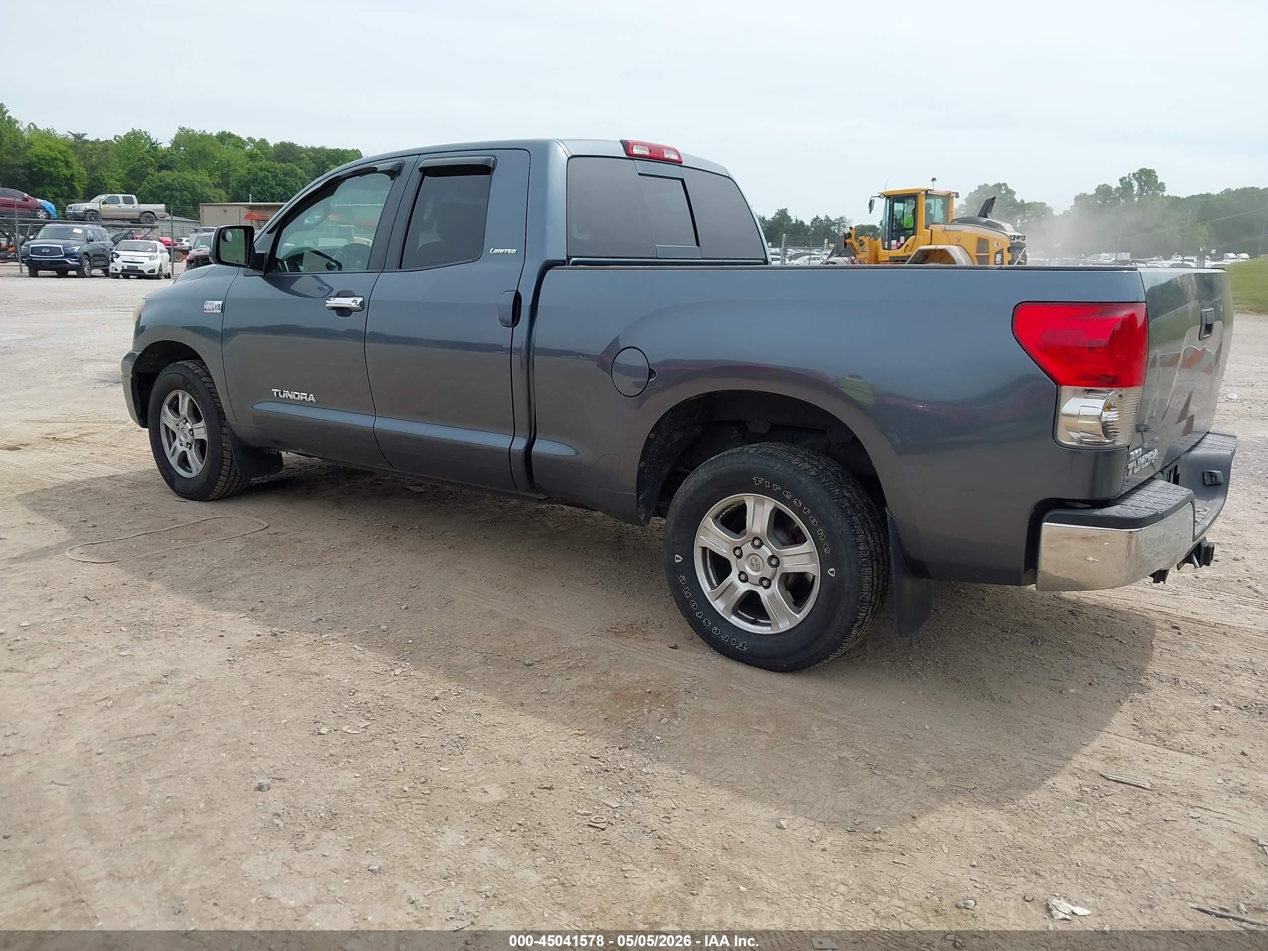 2007 Toyota Tundra Limited 5.7l V8 Синий vin: 5TFRV58117X020990