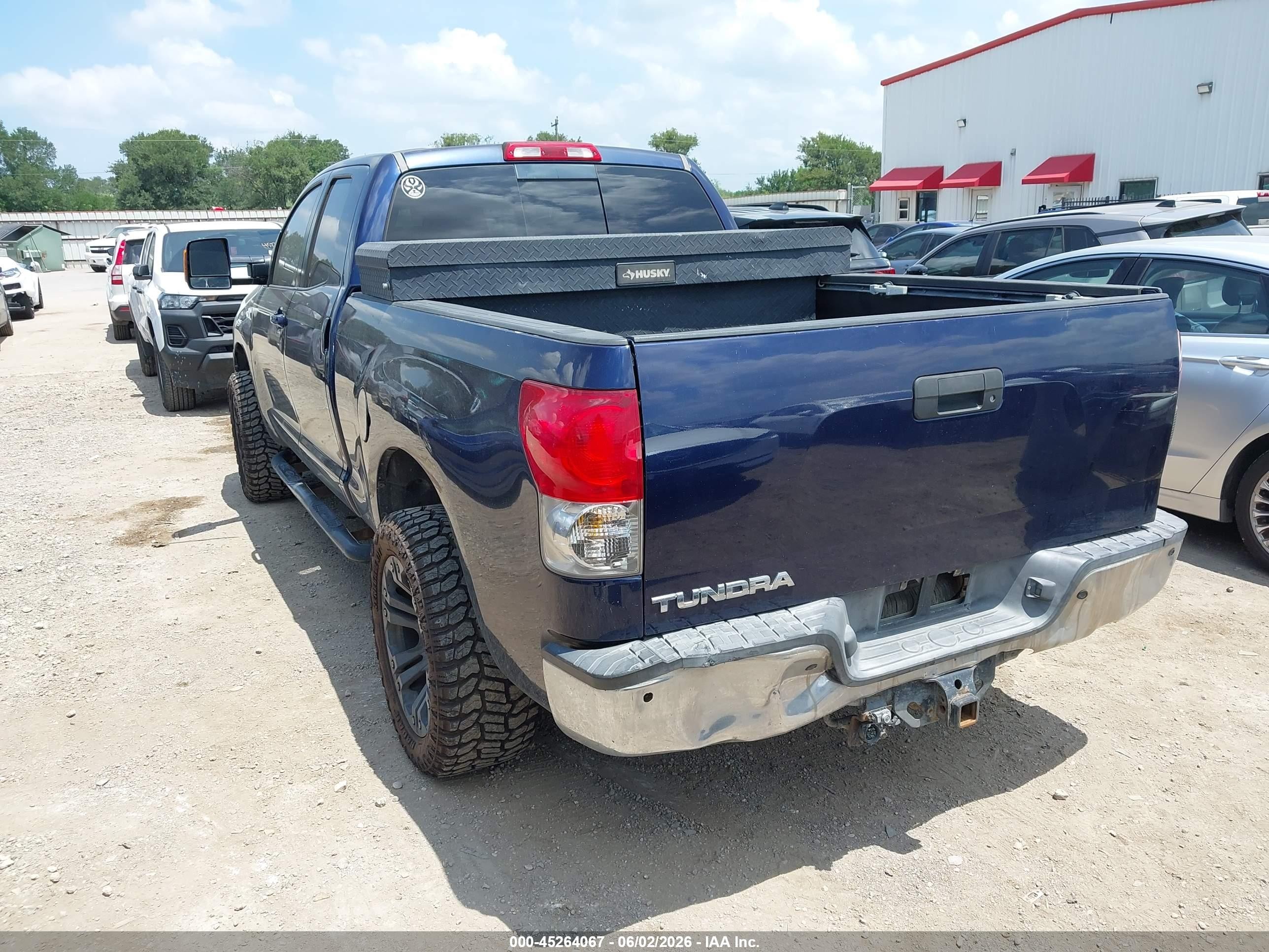 2008 Toyota Tundra Limited 5.7l V8 Blue vin: 5TFRV58128X050033