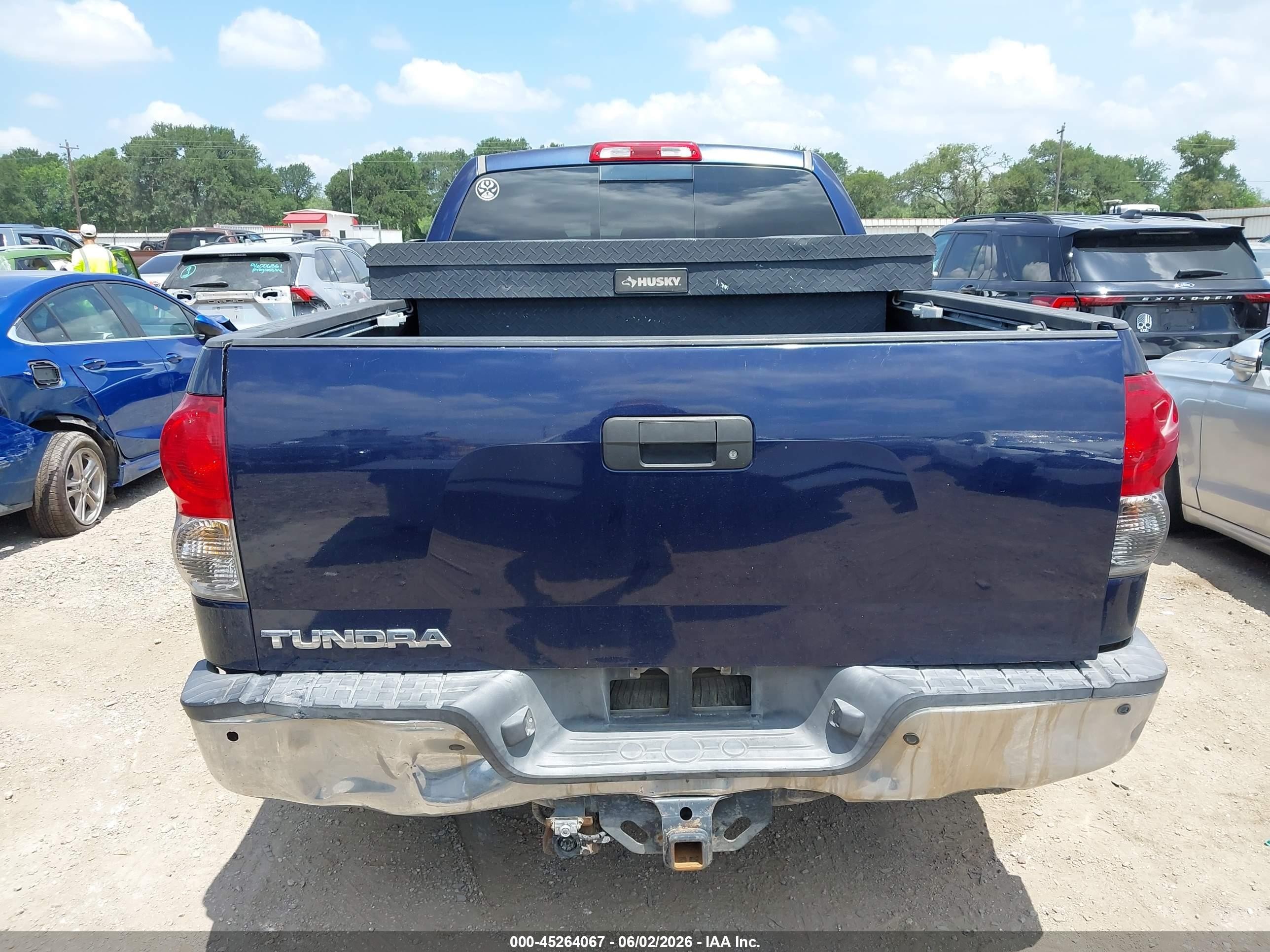 2008 Toyota Tundra Limited 5.7l V8 Blue vin: 5TFRV58128X050033