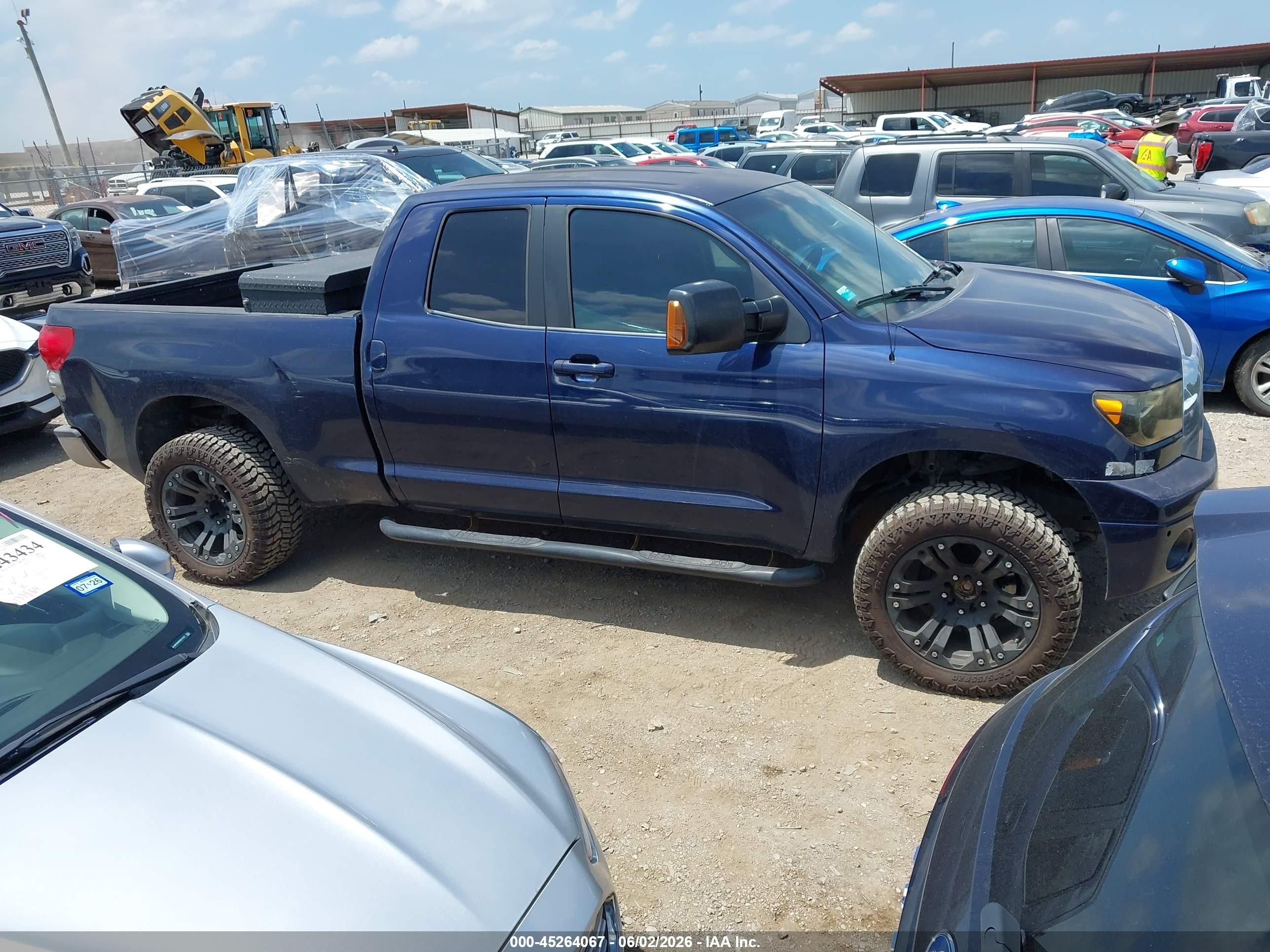 2008 Toyota Tundra Limited 5.7l V8 Blue vin: 5TFRV58128X050033