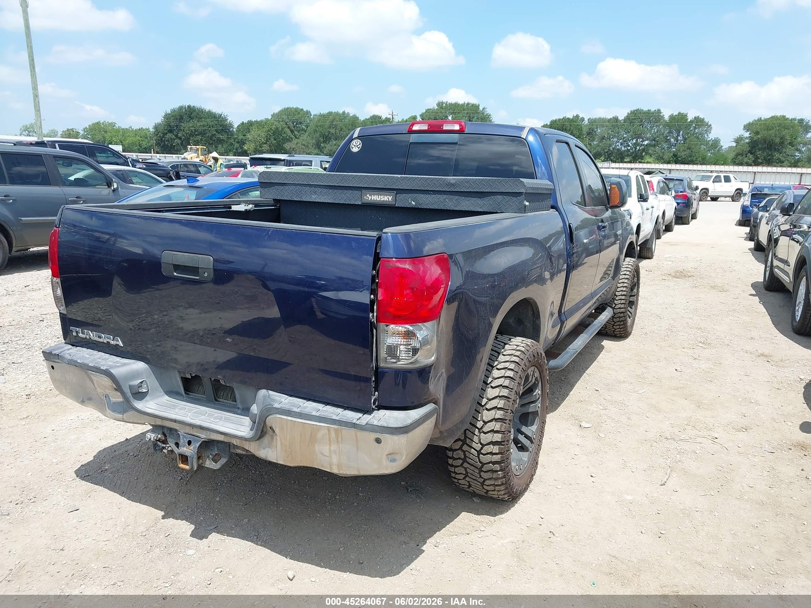 2008 Toyota Tundra Limited 5.7l V8 Blue vin: 5TFRV58128X050033