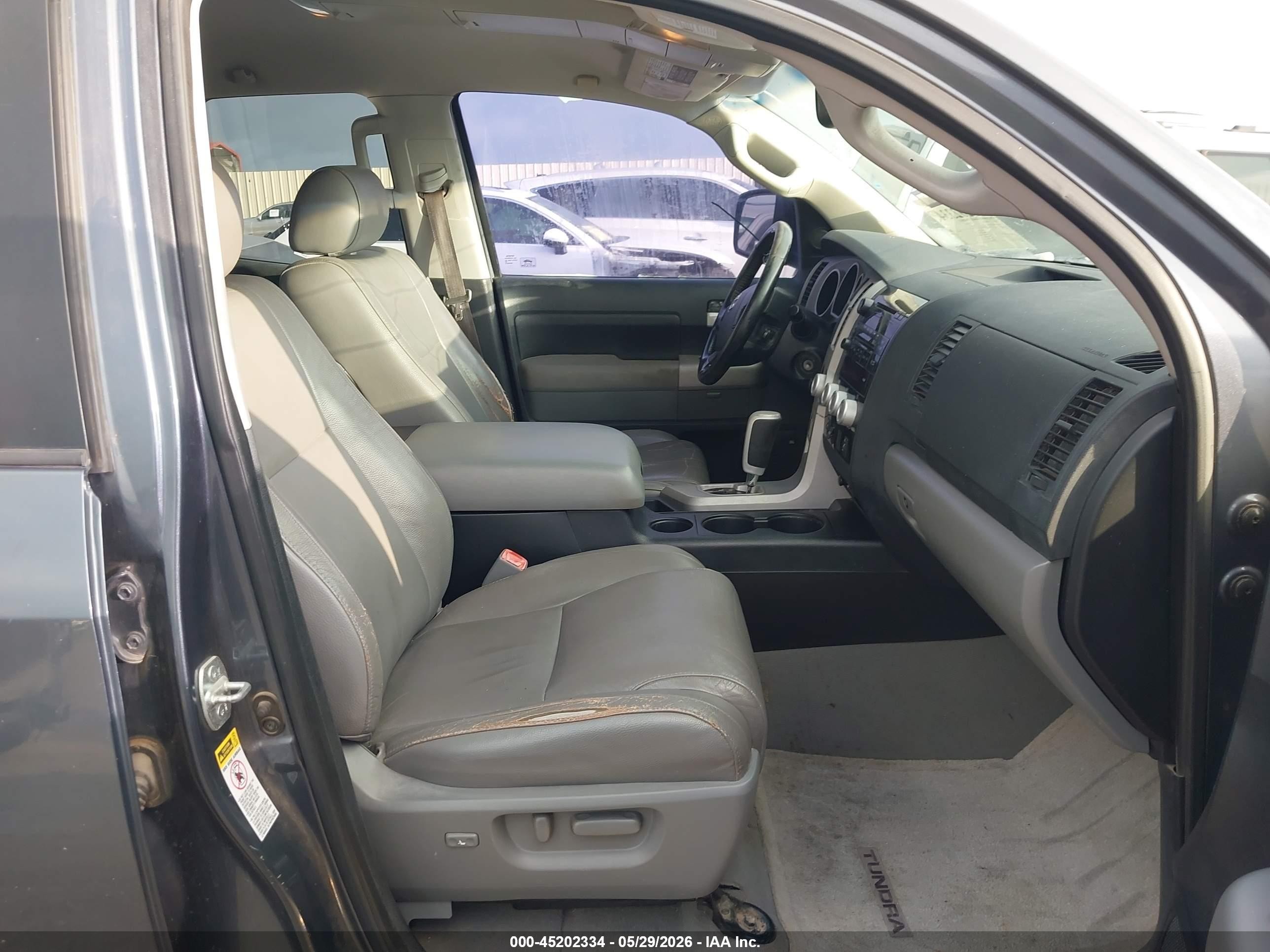 2007 Toyota Tundra Limited 5.7l V8 Gray vin: 5TFRV58137X021817