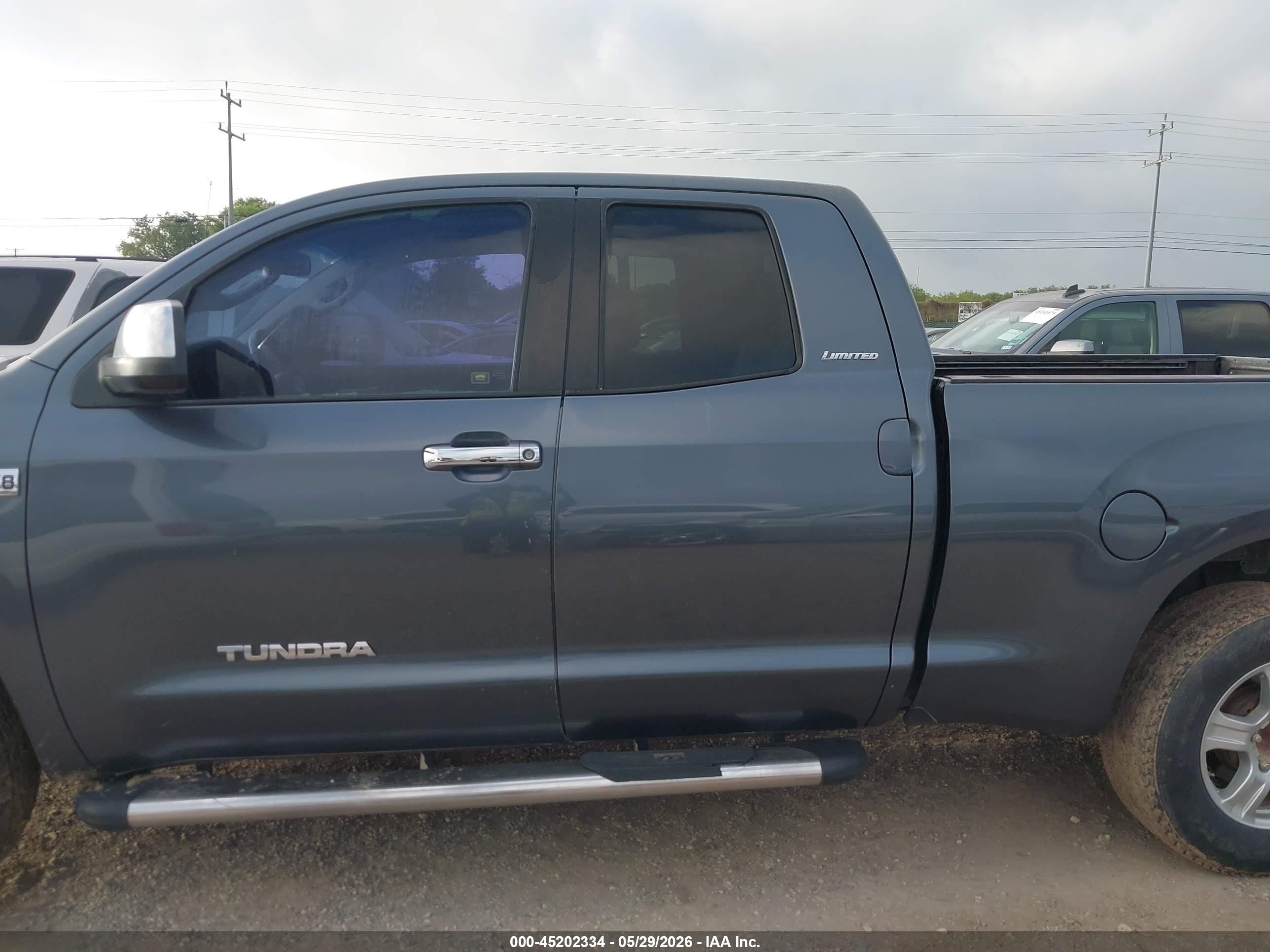 2007 Toyota Tundra Limited 5.7l V8 Gray vin: 5TFRV58137X021817