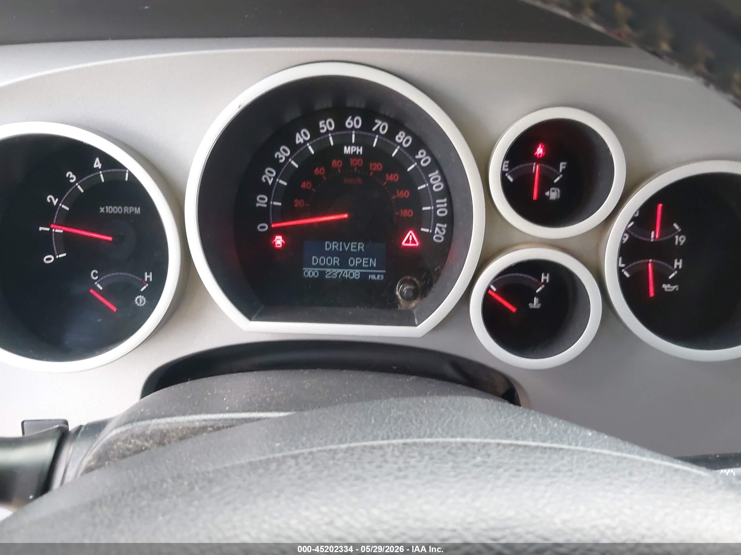 2007 Toyota Tundra Limited 5.7l V8 Gray vin: 5TFRV58137X021817