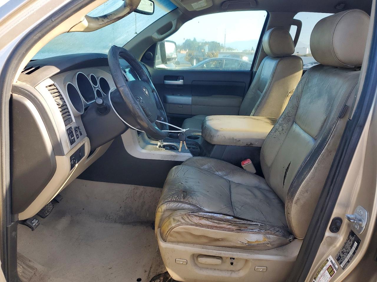2008 Toyota Tundra Double Cab Limited Tan vin: 5TFRV58168X041755
