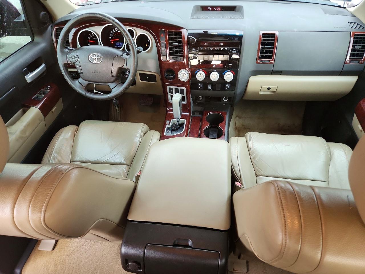 2007 Toyota Tundra Limited Burgundy vin: 5TFRV58187X012708