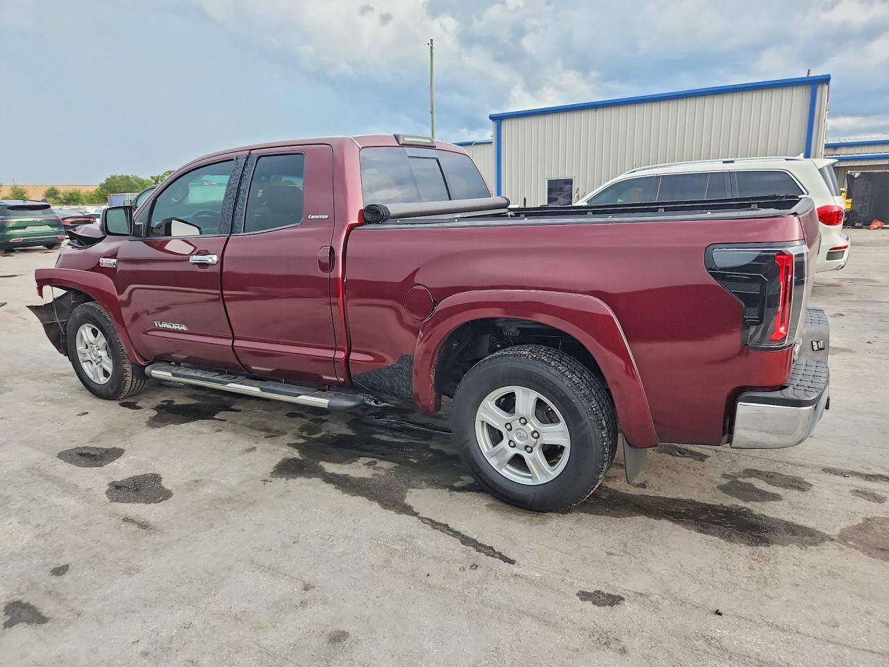 2007 Toyota Tundra Limited Burgundy vin: 5TFRV58187X012708