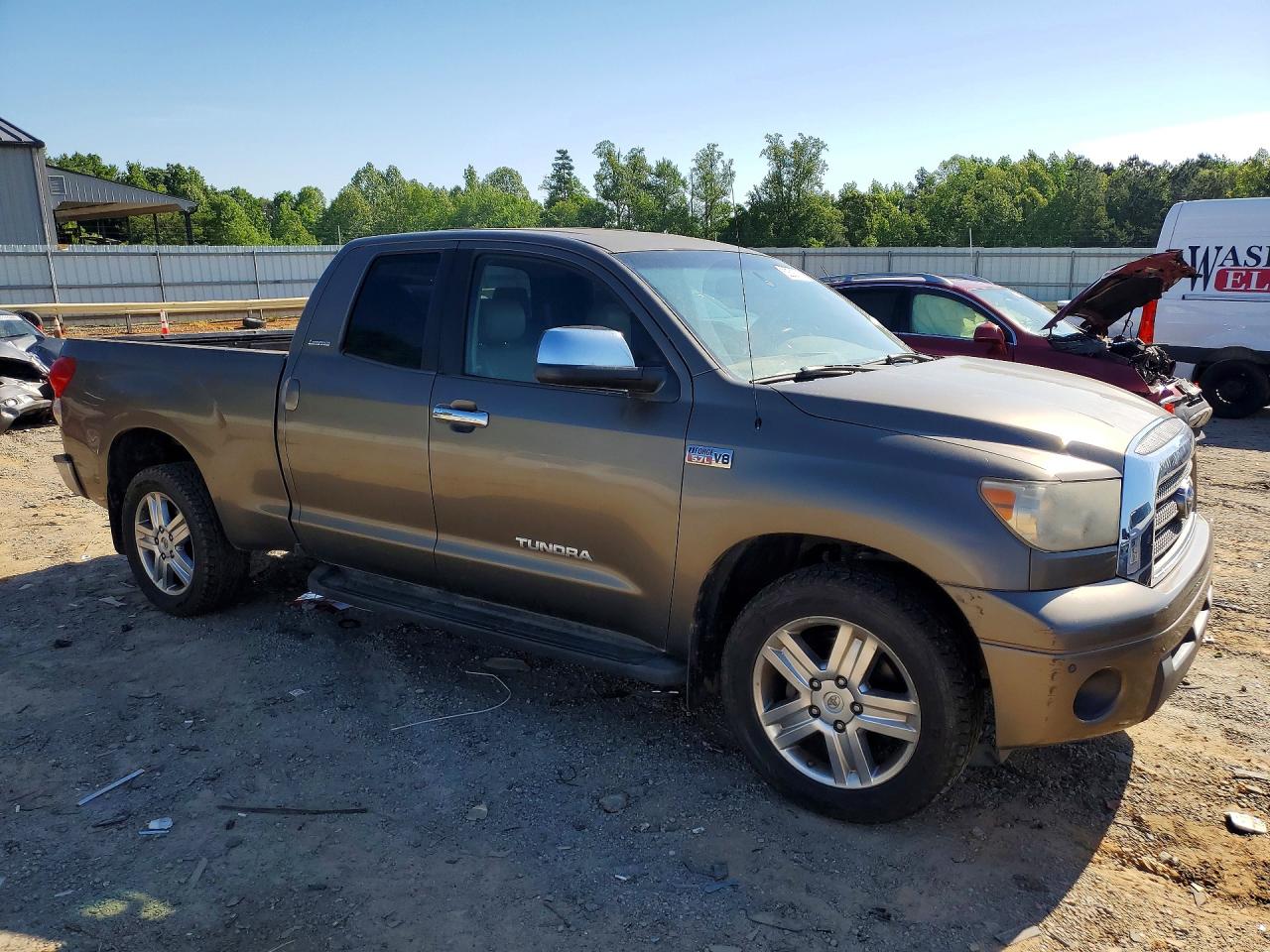 2008 Toyota Tundra Double Cab Limited Gold vin: 5TFRV58188X049209