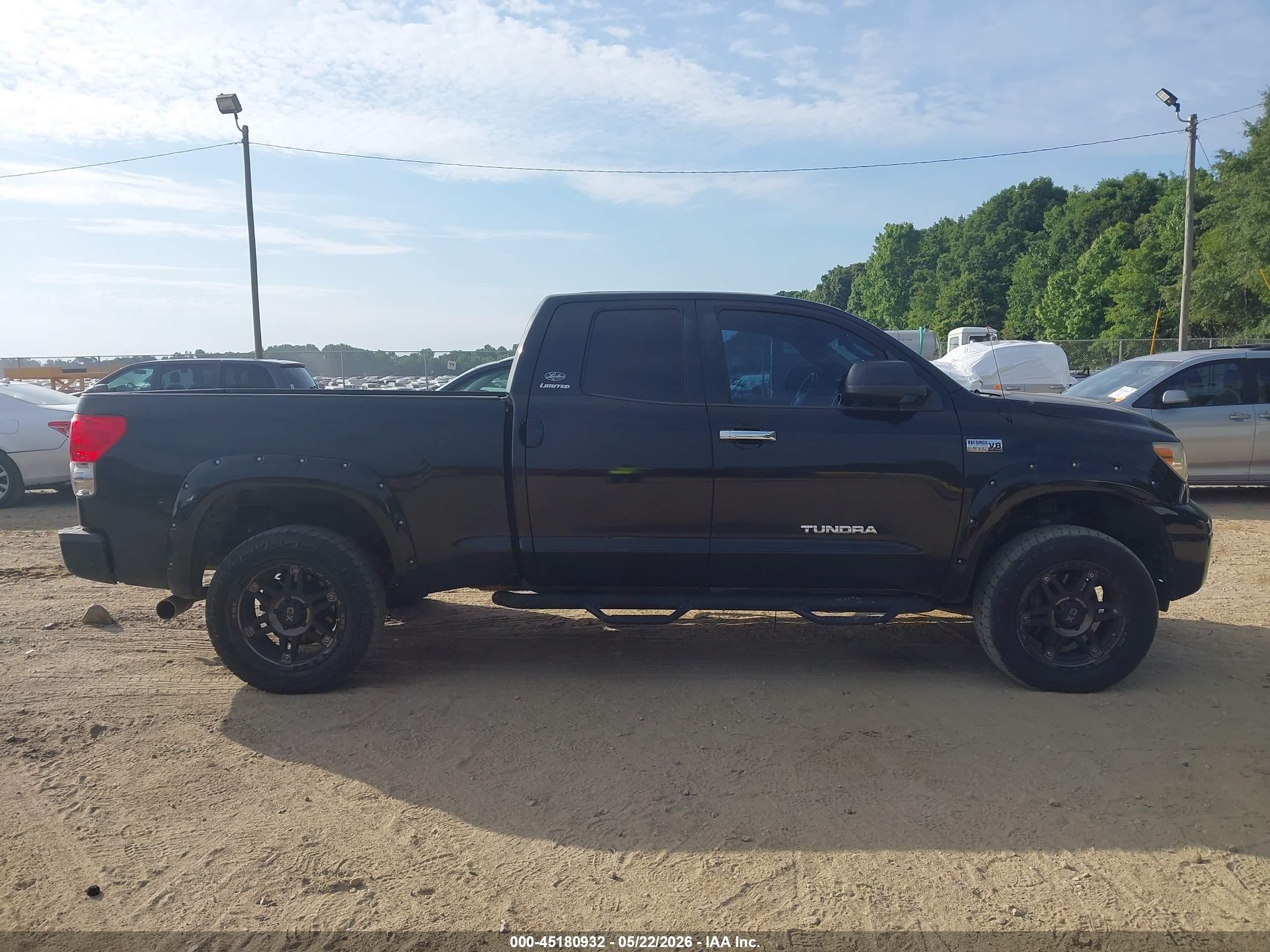 2007 Toyota Tundra Limited 5.7l V8 Черный vin: 5TFRV581X7X007302