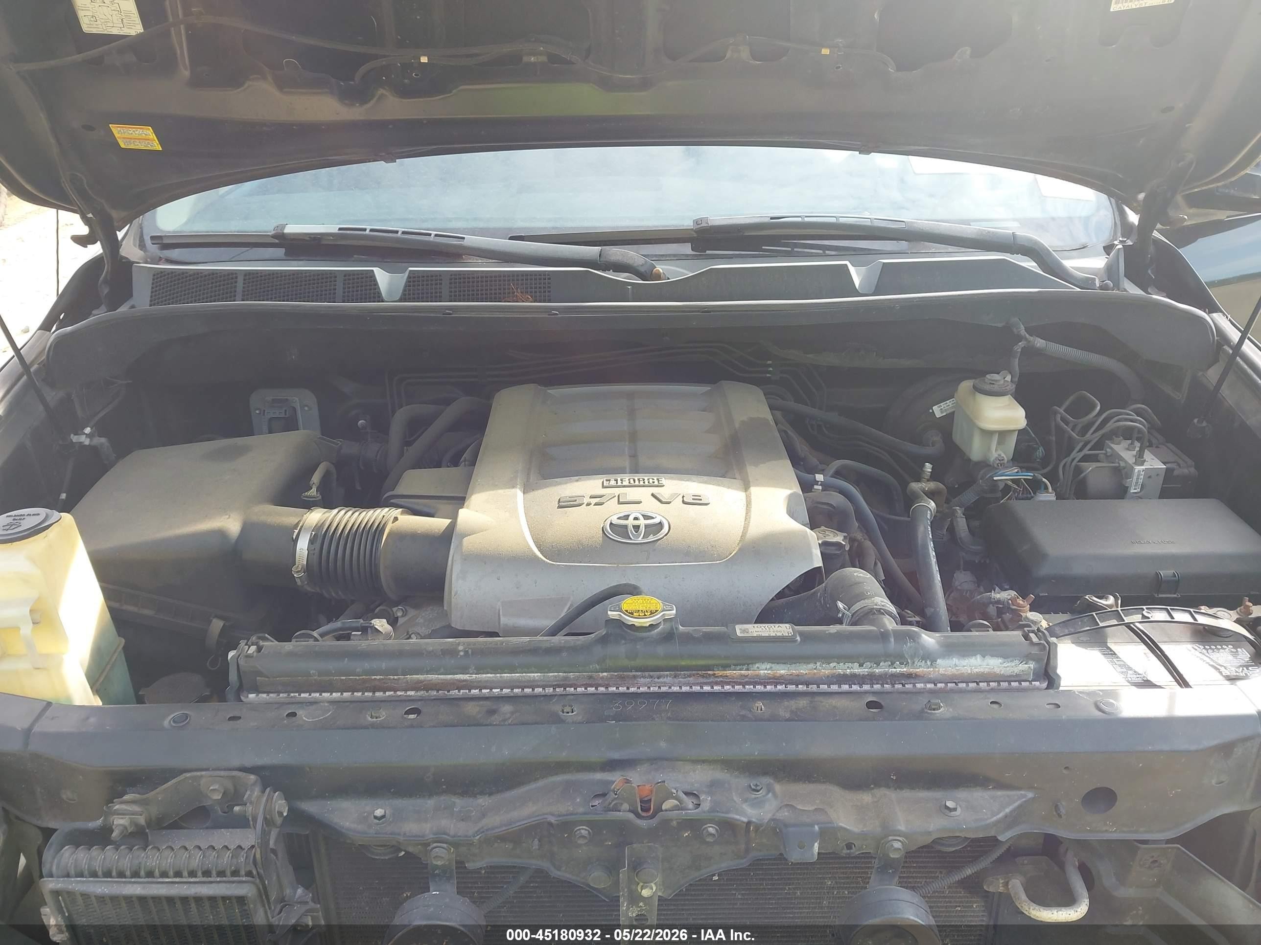 2007 Toyota Tundra Limited 5.7l V8 Черный vin: 5TFRV581X7X007302
