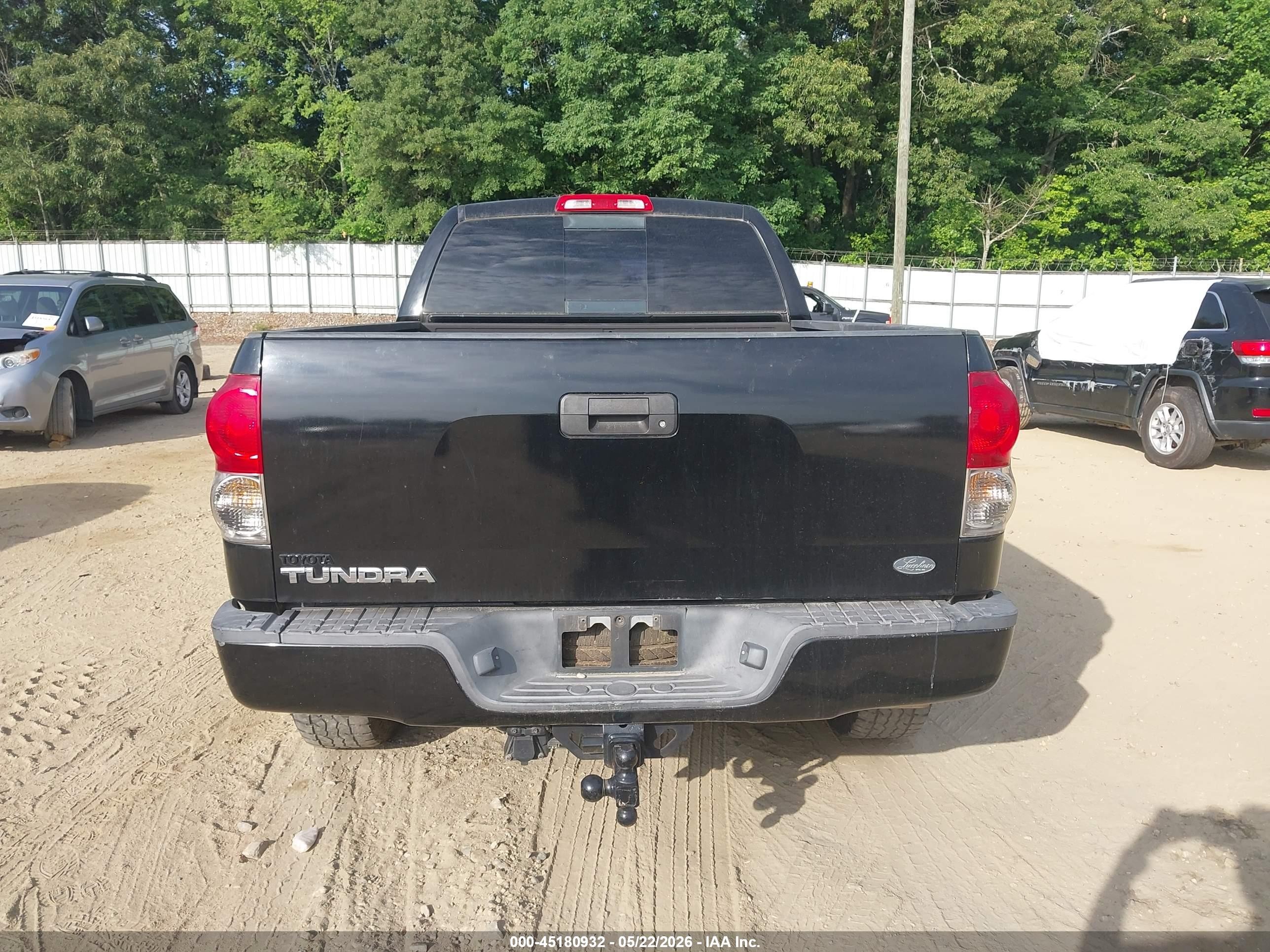 2007 Toyota Tundra Limited 5.7l V8 Черный vin: 5TFRV581X7X007302