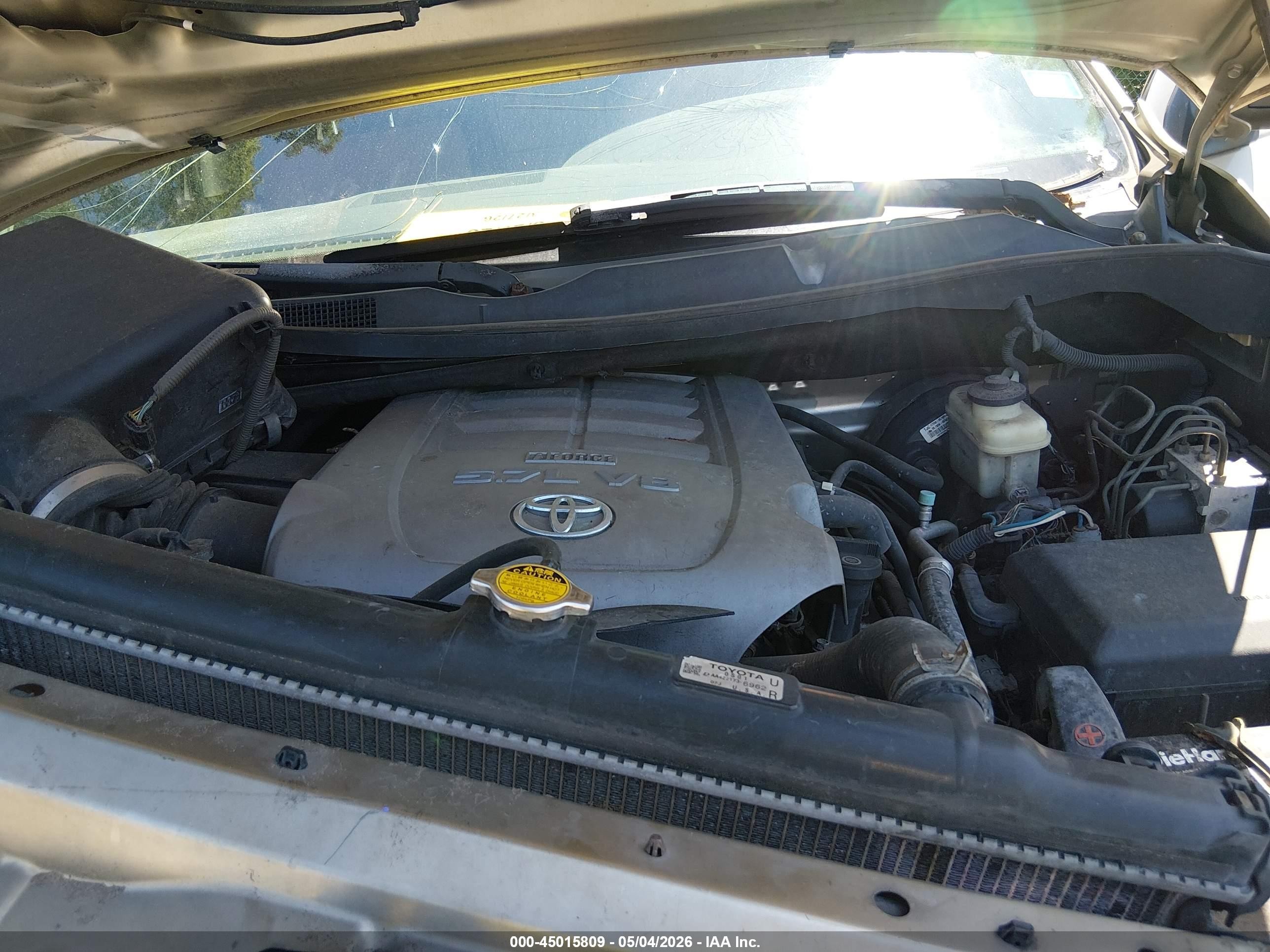 2007 Toyota Tundra Limited 5.7l V8 Beige vin: 5TFRV581X7X022852