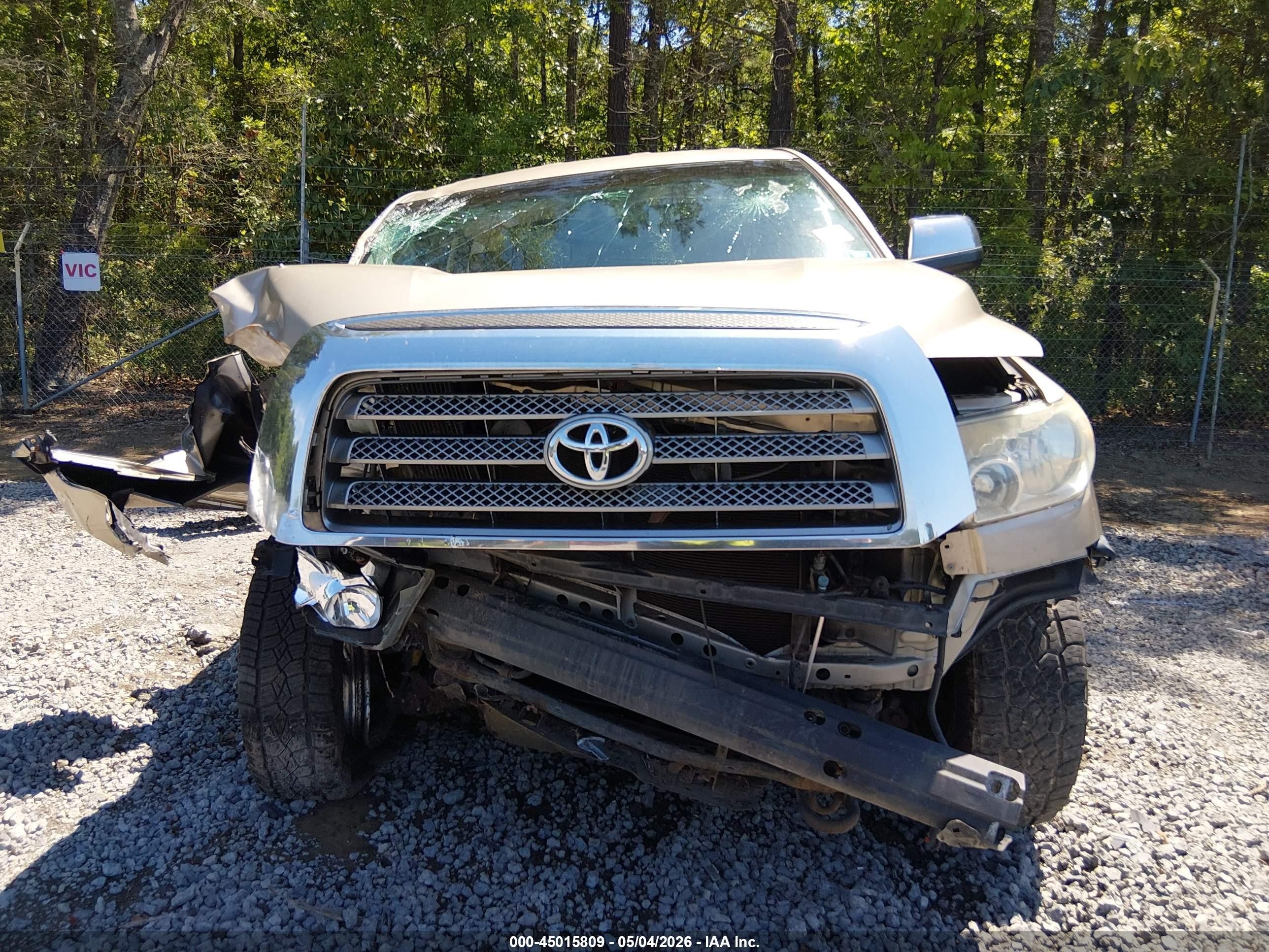 2007 Toyota Tundra Limited 5.7l V8 Beige vin: 5TFRV581X7X022852