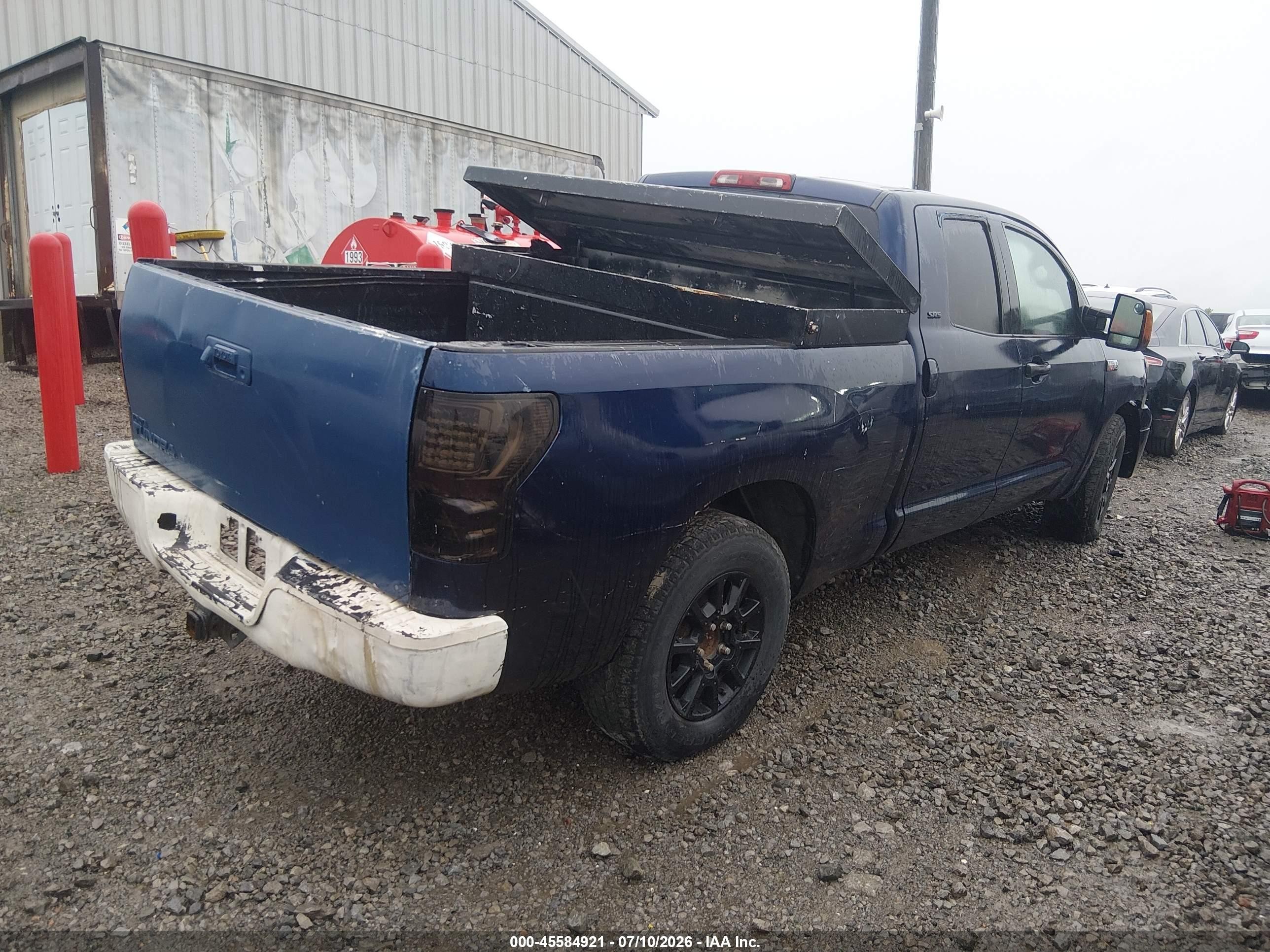 2007 Toyota Tundra Limited 5.7l V8 Blue vin: 5TFRV581X7X024830