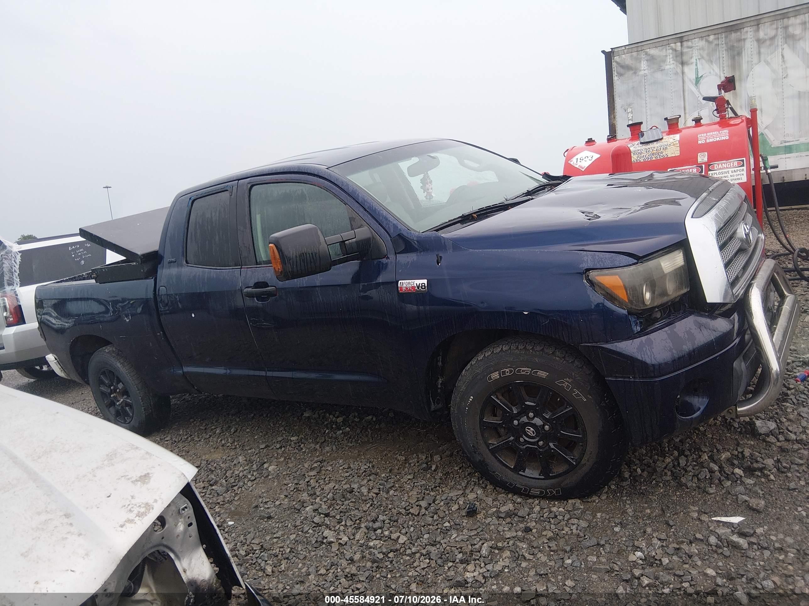 2007 Toyota Tundra Limited 5.7l V8 Blue vin: 5TFRV581X7X024830