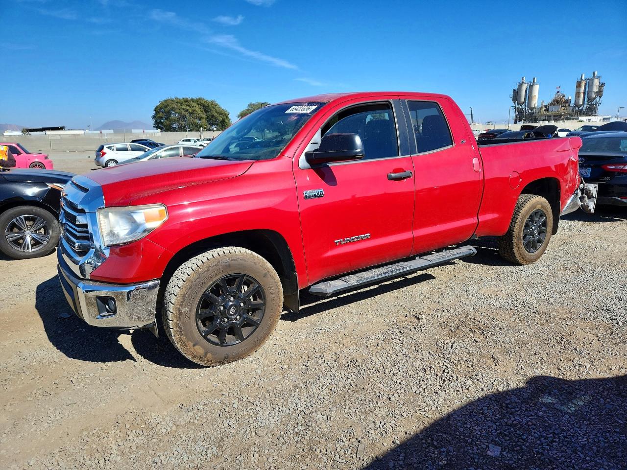 2016 Toyota Tundra Sr5 Красный vin: 5TFRW5F16GX202183