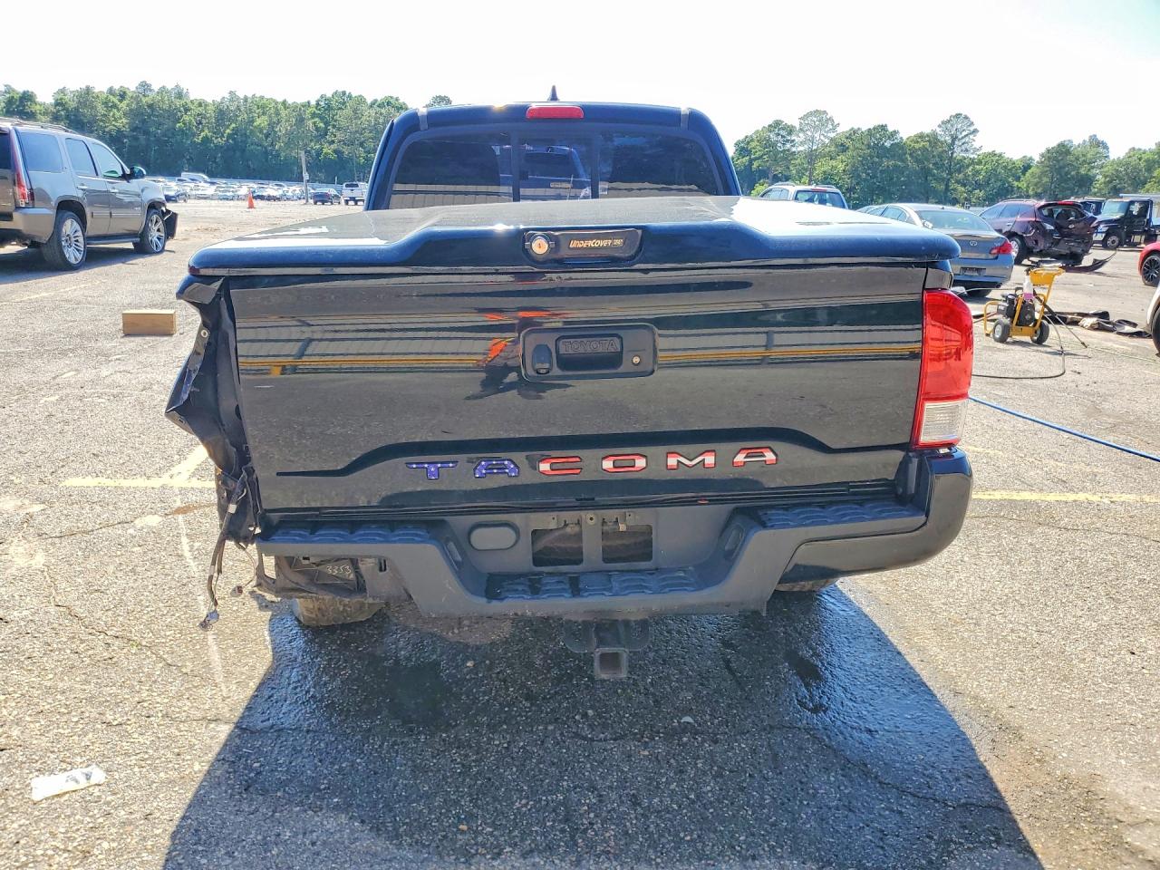 2016 Toyota Tacoma Sr Black vin: 5TFRX5GN1GX058914