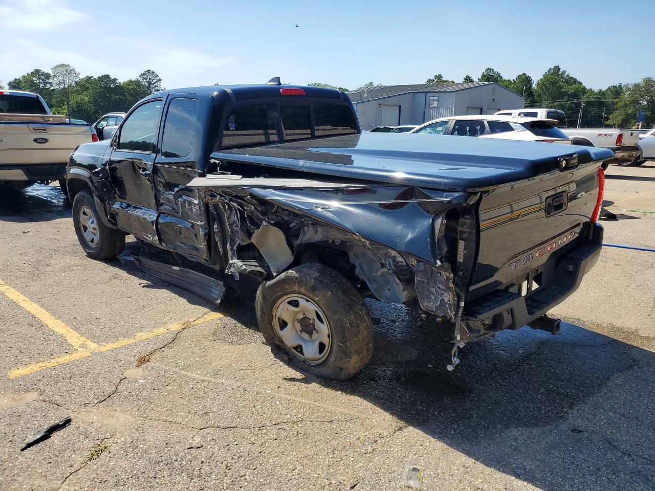 2016 Toyota Tacoma Sr Black vin: 5TFRX5GN1GX058914