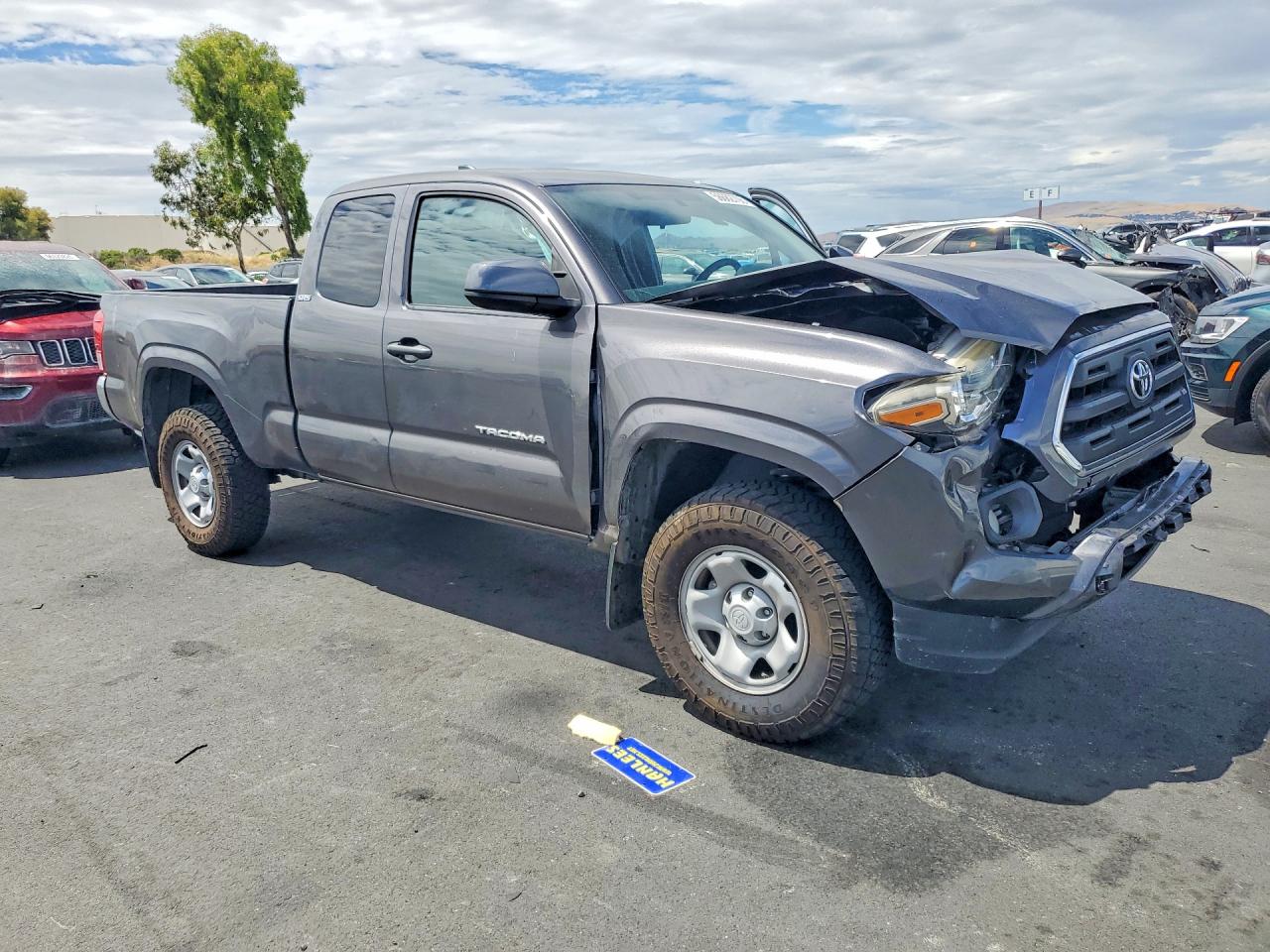 2016 Toyota Tacoma Sr5 Gray vin: 5TFRX5GN2GX065256