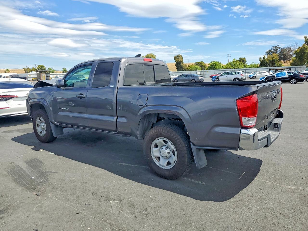 2016 Toyota Tacoma Sr5 Gray vin: 5TFRX5GN2GX065256