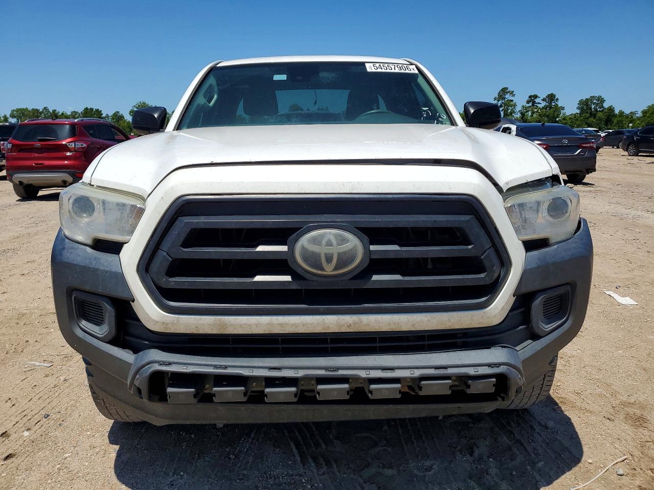 2020 Toyota Tacoma Sr Белый vin: 5TFRX5GN9LX167258