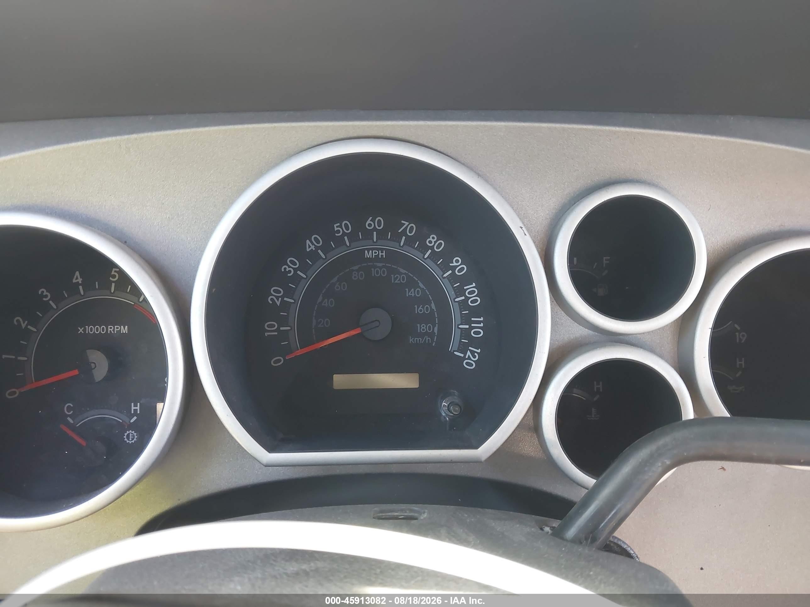 2010 Toyota Tundra Grade 5.7l V8 White vin: 5TFRY5F10AX083855