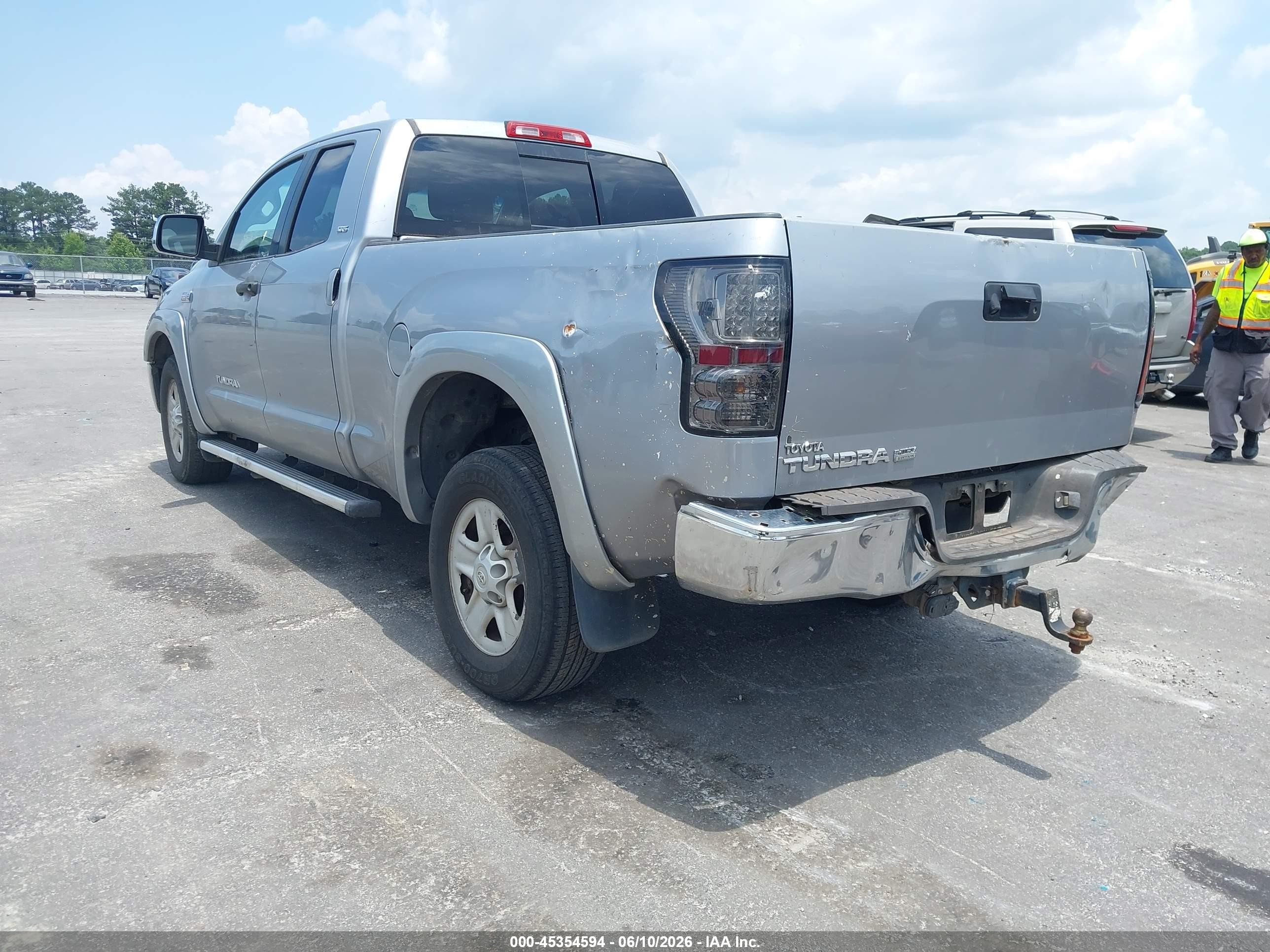 2012 Toyota Tundra Grade 5.7l V8 Silver vin: 5TFRY5F10CX125315