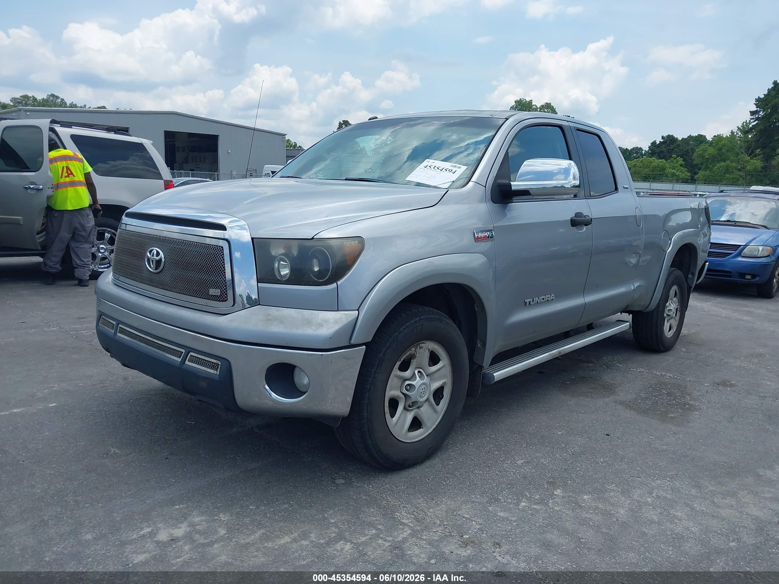 2012 Toyota Tundra Grade 5.7l V8 Silver vin: 5TFRY5F10CX125315