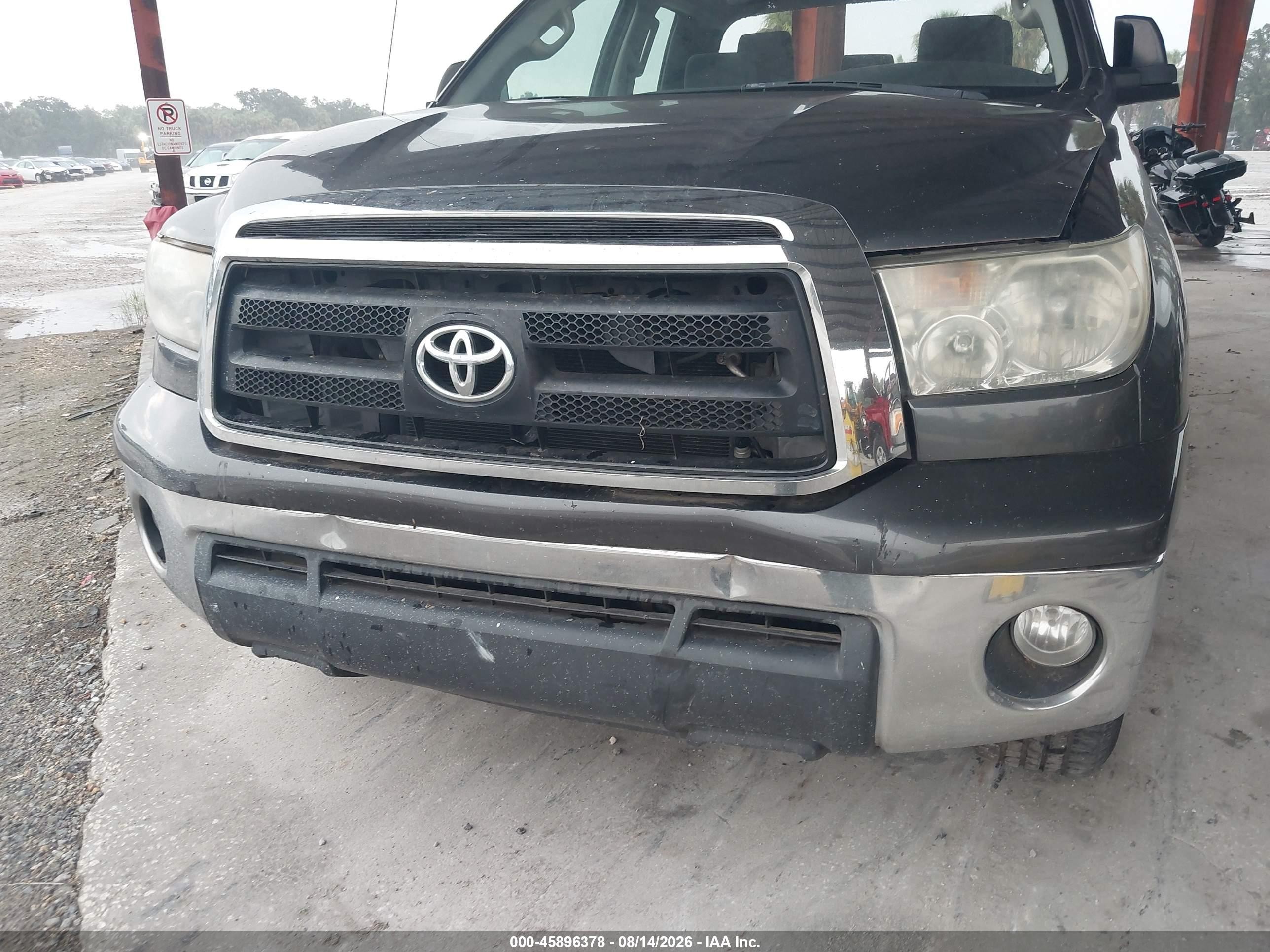 2012 Toyota Tundra Grade 5.7l V8 Gray vin: 5TFRY5F10CX128117