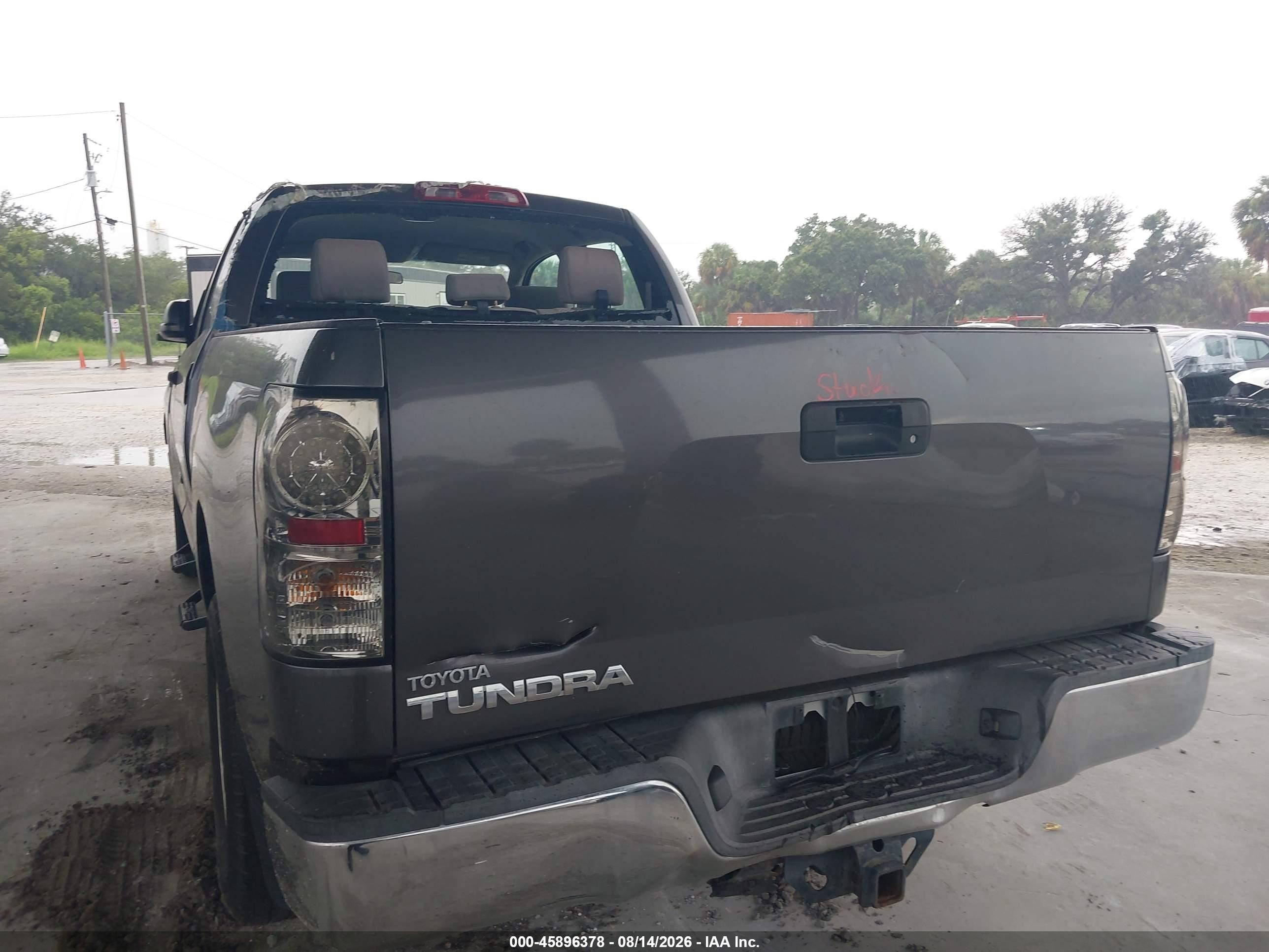 2012 Toyota Tundra Grade 5.7l V8 Gray vin: 5TFRY5F10CX128117