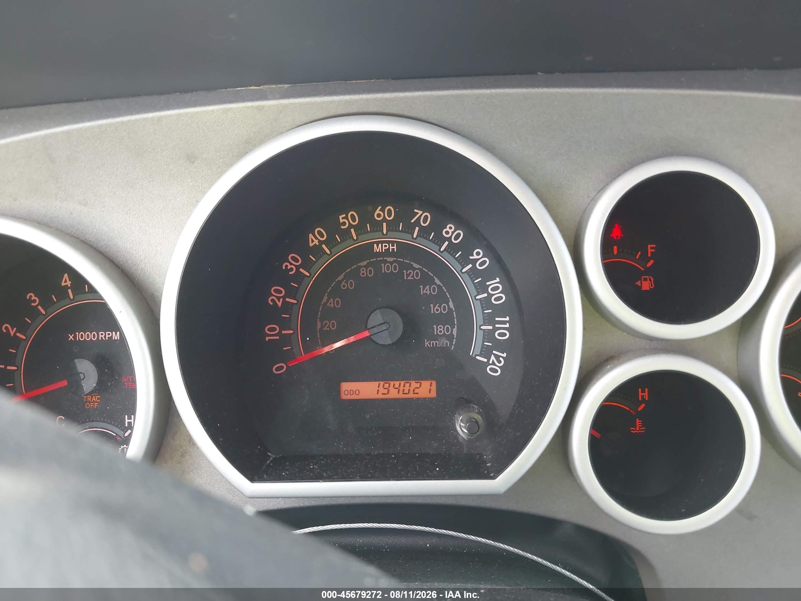2012 Toyota Tundra Grade 5.7l V8 Gray vin: 5TFRY5F10CX128800