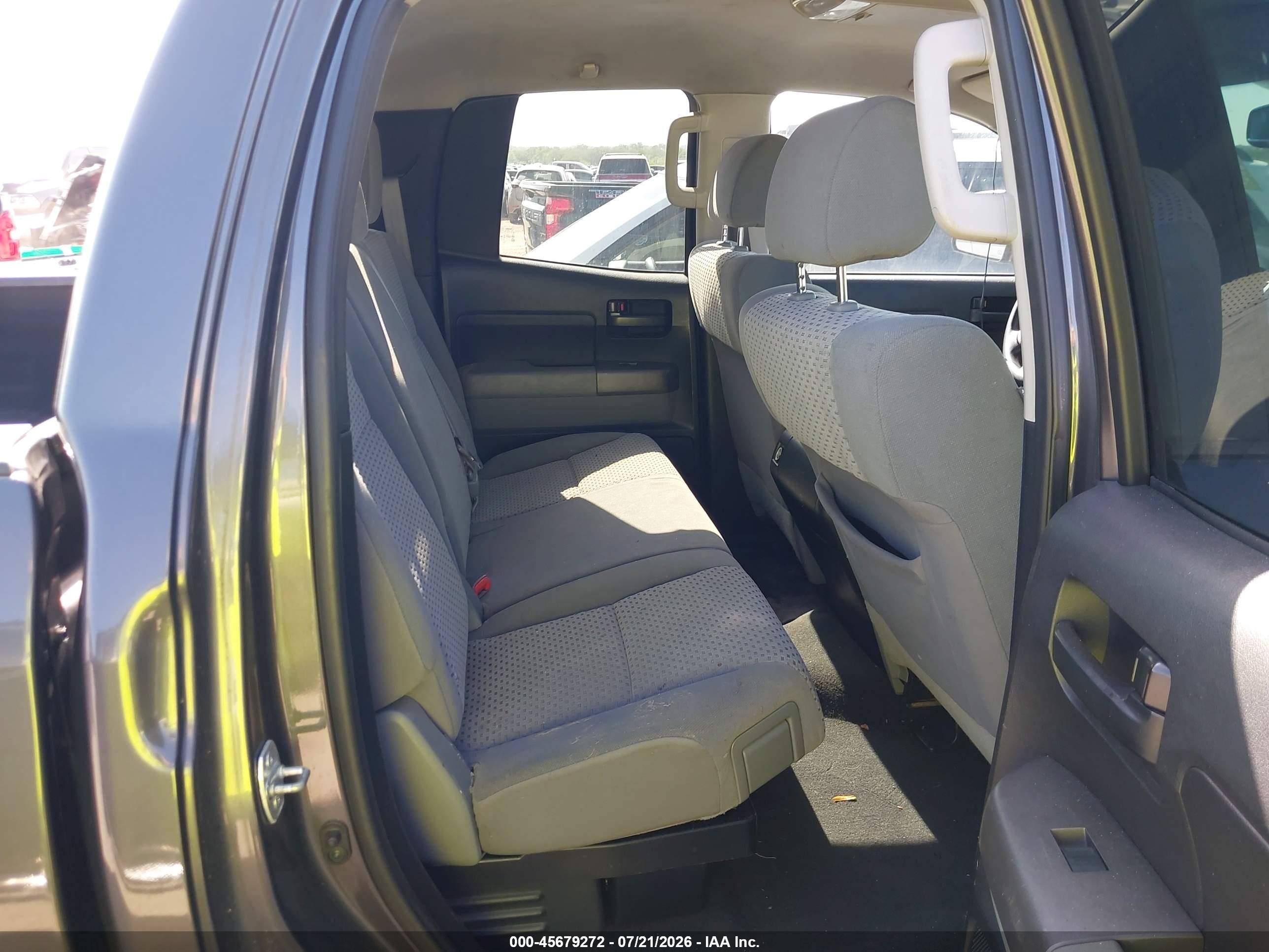 2012 Toyota Tundra Grade 5.7l V8 Gray vin: 5TFRY5F10CX128800