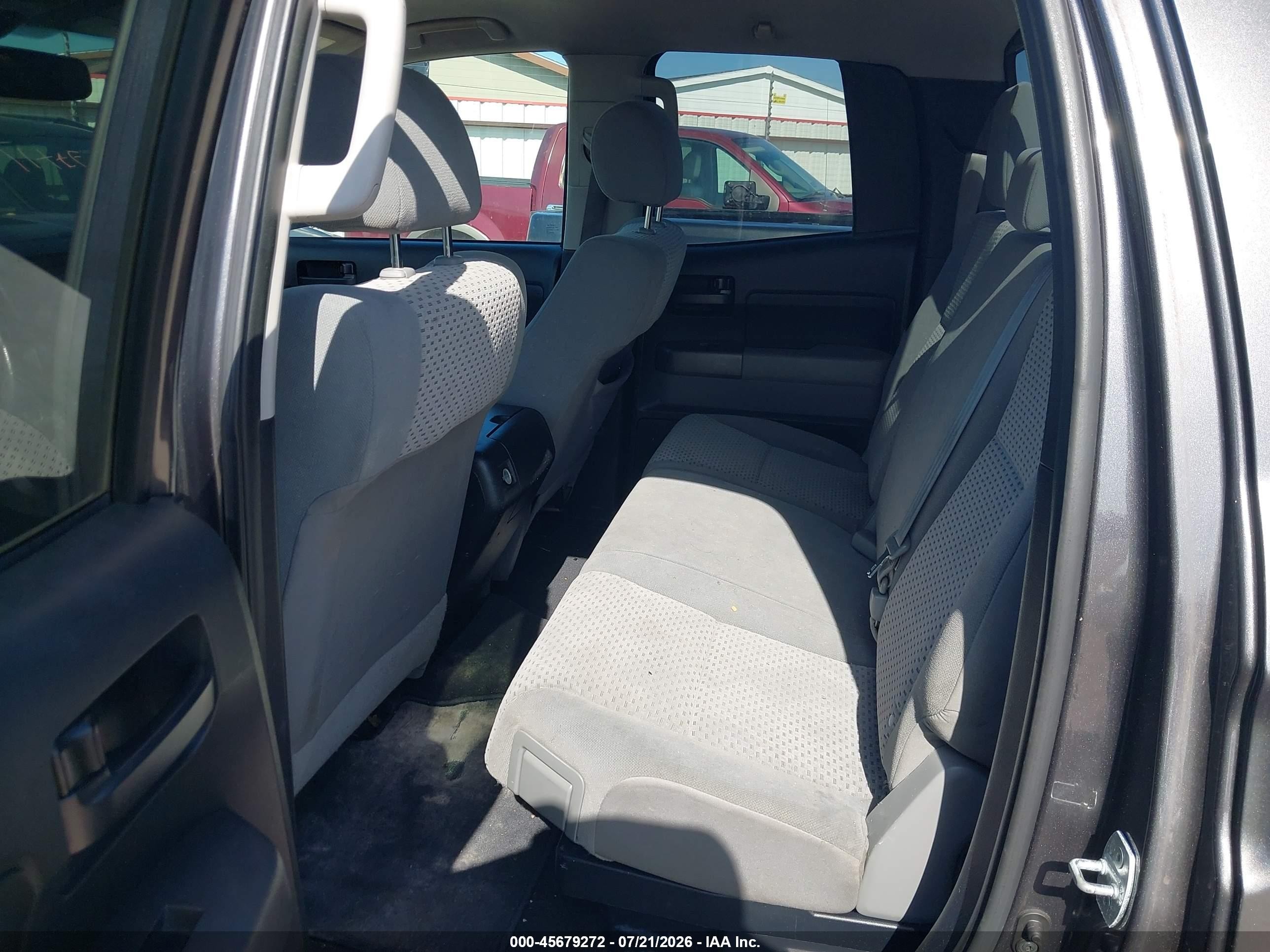 2012 Toyota Tundra Grade 5.7l V8 Gray vin: 5TFRY5F10CX128800
