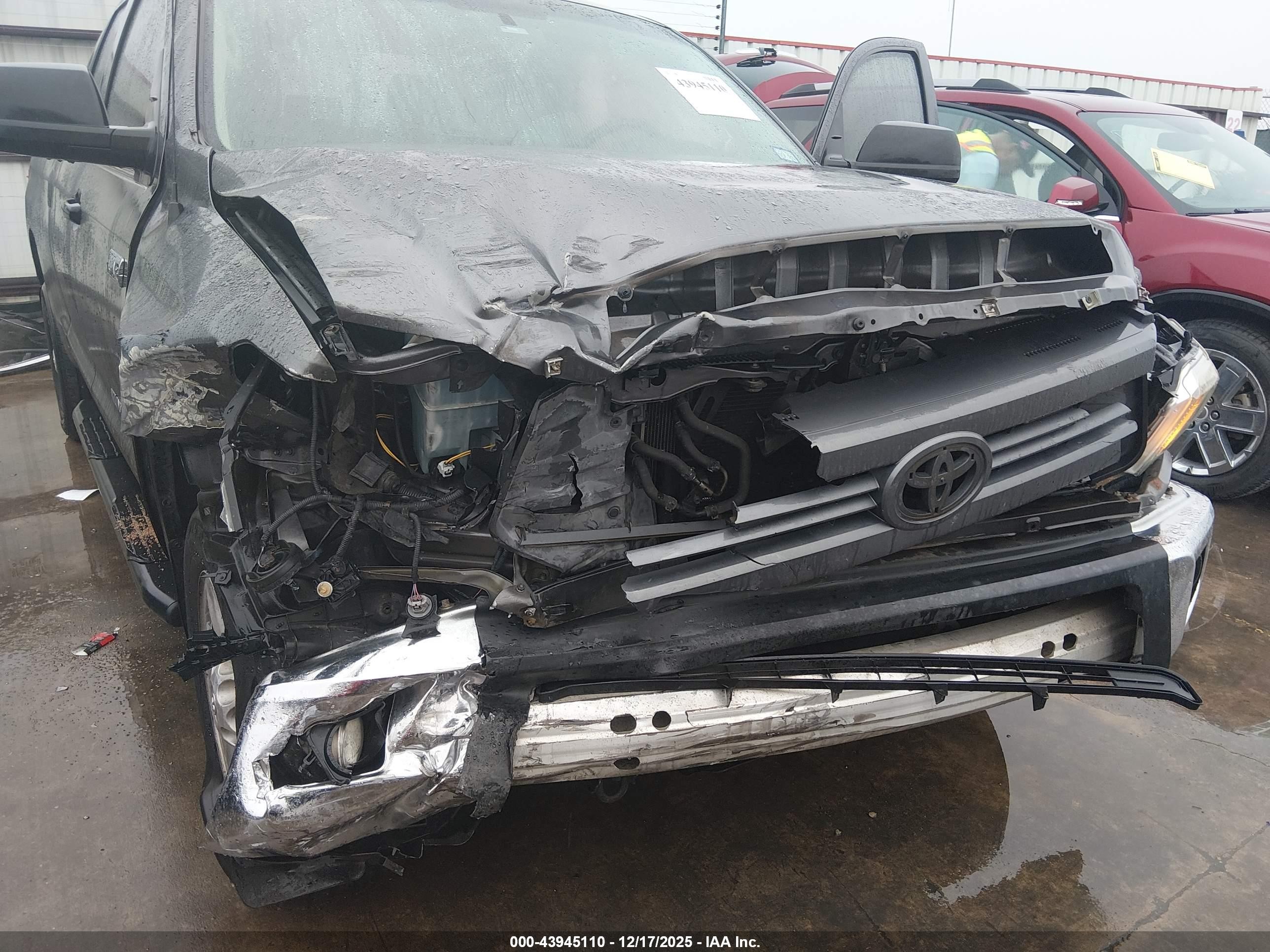 2014 Toyota Tundra Sr5 5.7l V8 Gray vin: 5TFRY5F10EX164845