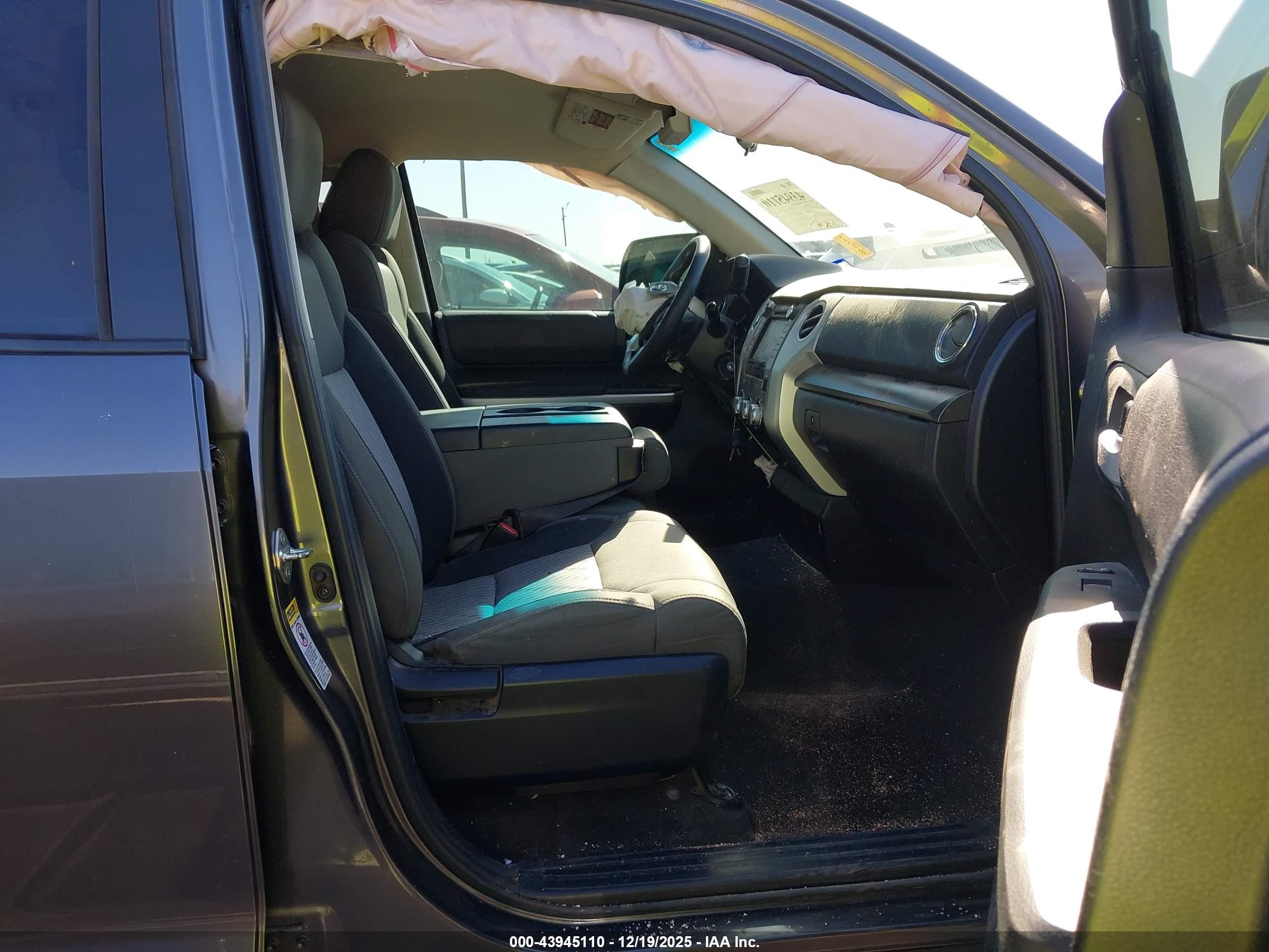 2014 Toyota Tundra Sr5 5.7l V8 Gray vin: 5TFRY5F10EX164845