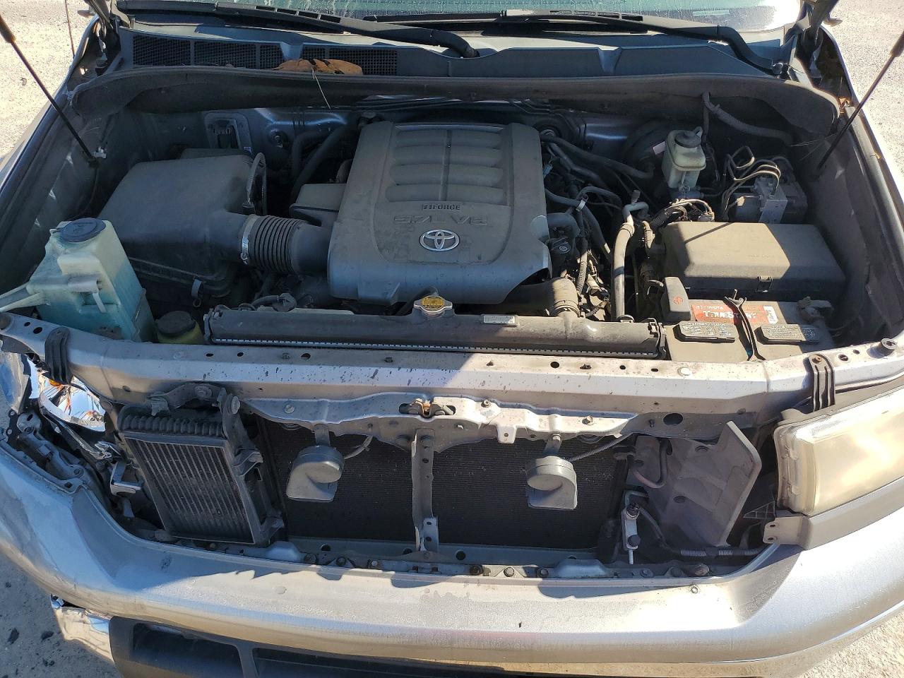2010 Toyota Tundra Double Cab Sr5 Silver vin: 5TFRY5F11AX077563